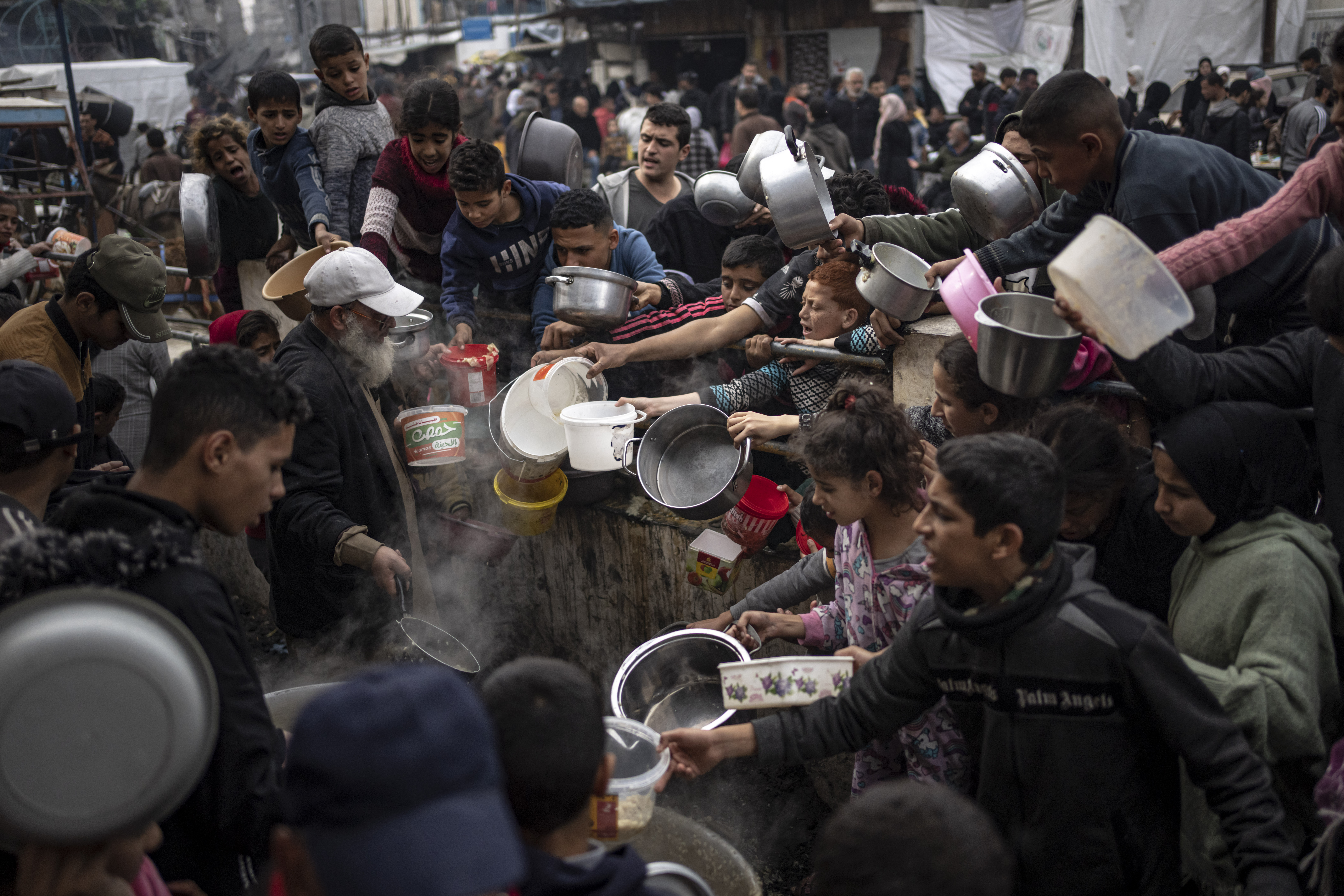 International aid agencies say Gaza is suffering from shortages of food