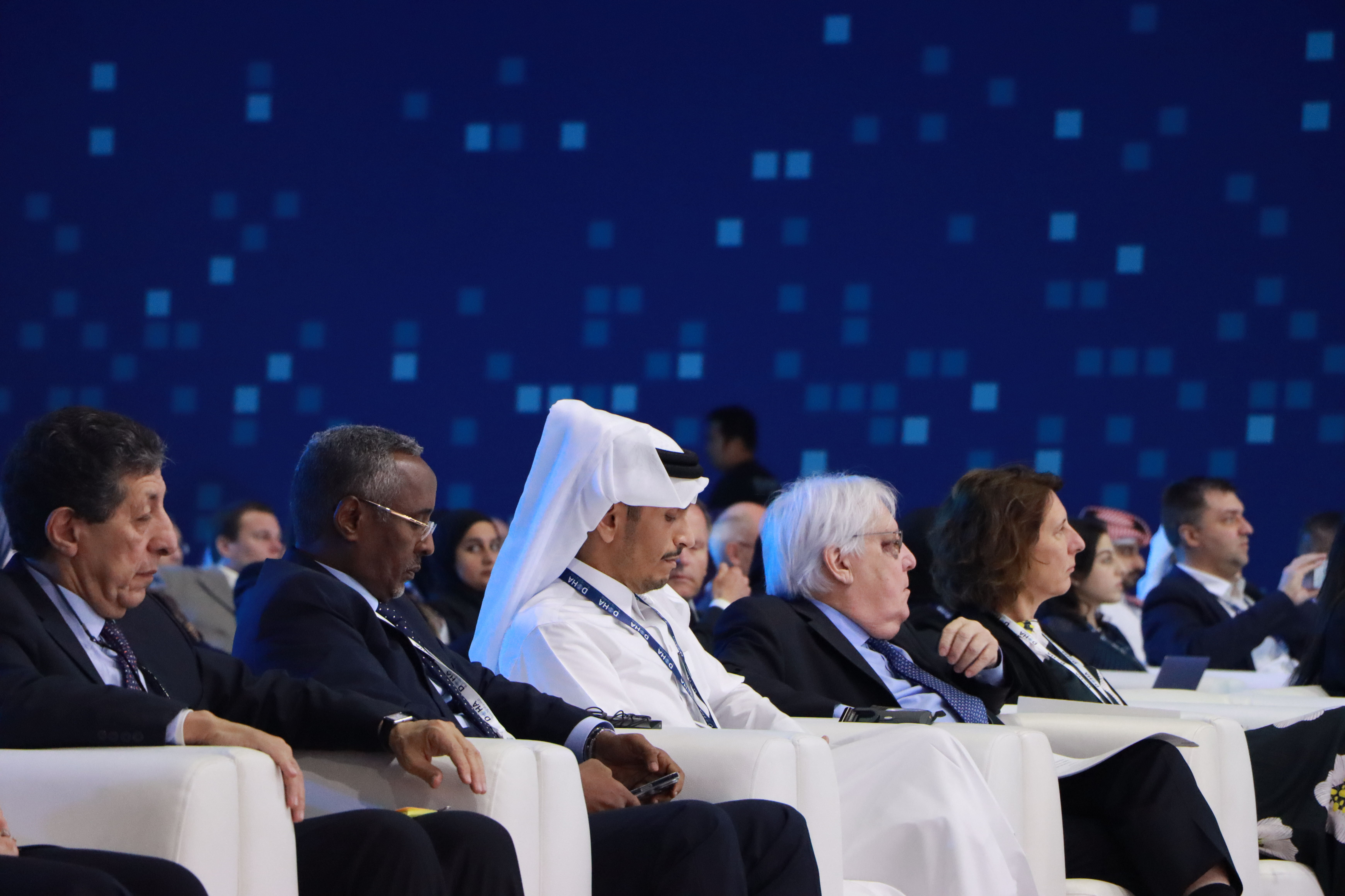 Some of the attendees at the two-day Doha Forum