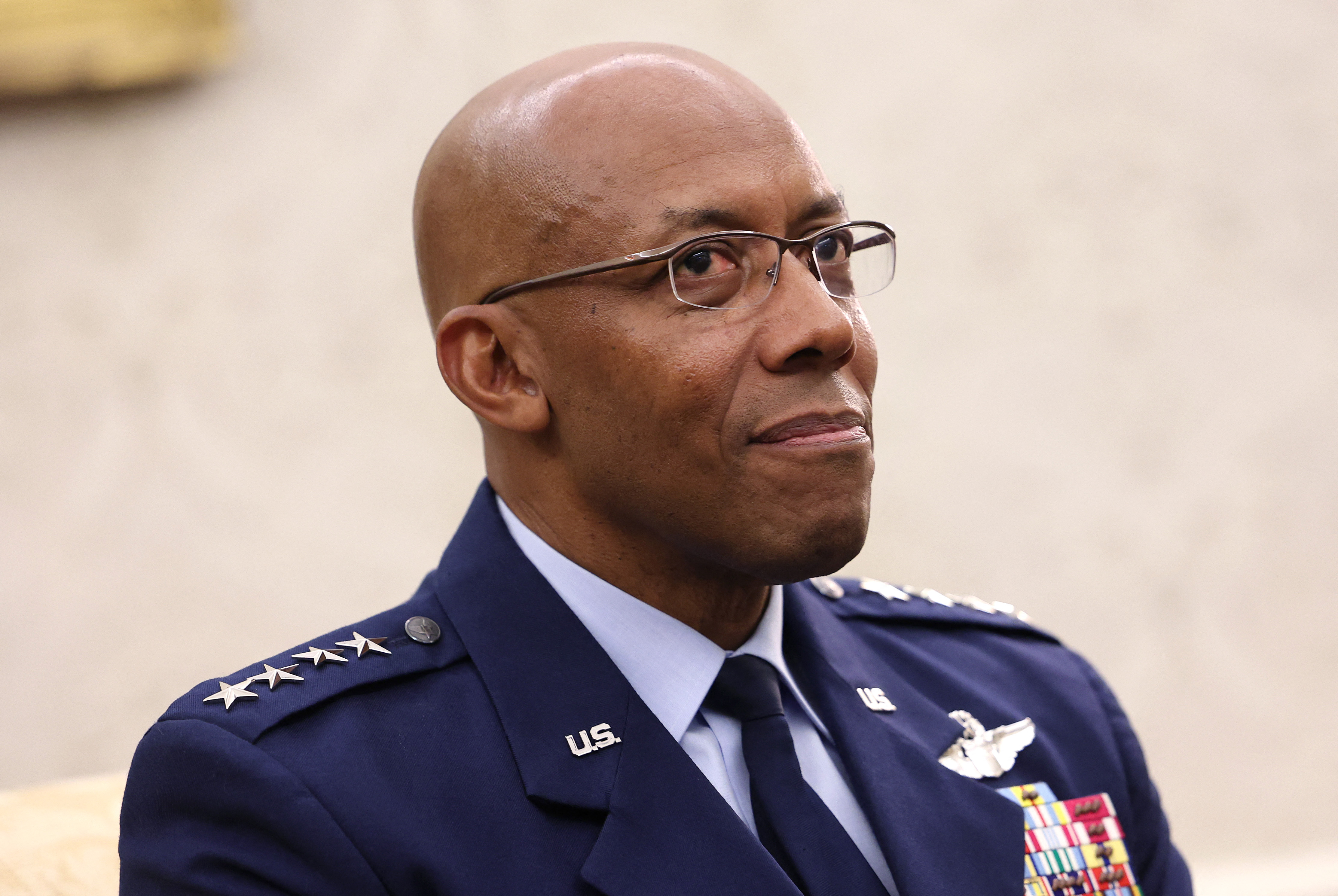 Chairman of the US Joint Chiefs of Staff Charles Q Brown