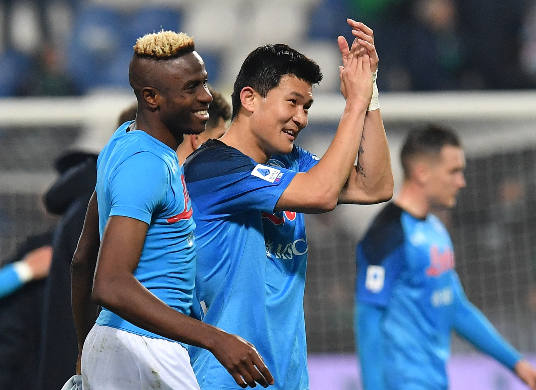 Kim Min-Jae and Victor Osimhen helped Napoli end a 33-year wait for the Serie A title last season