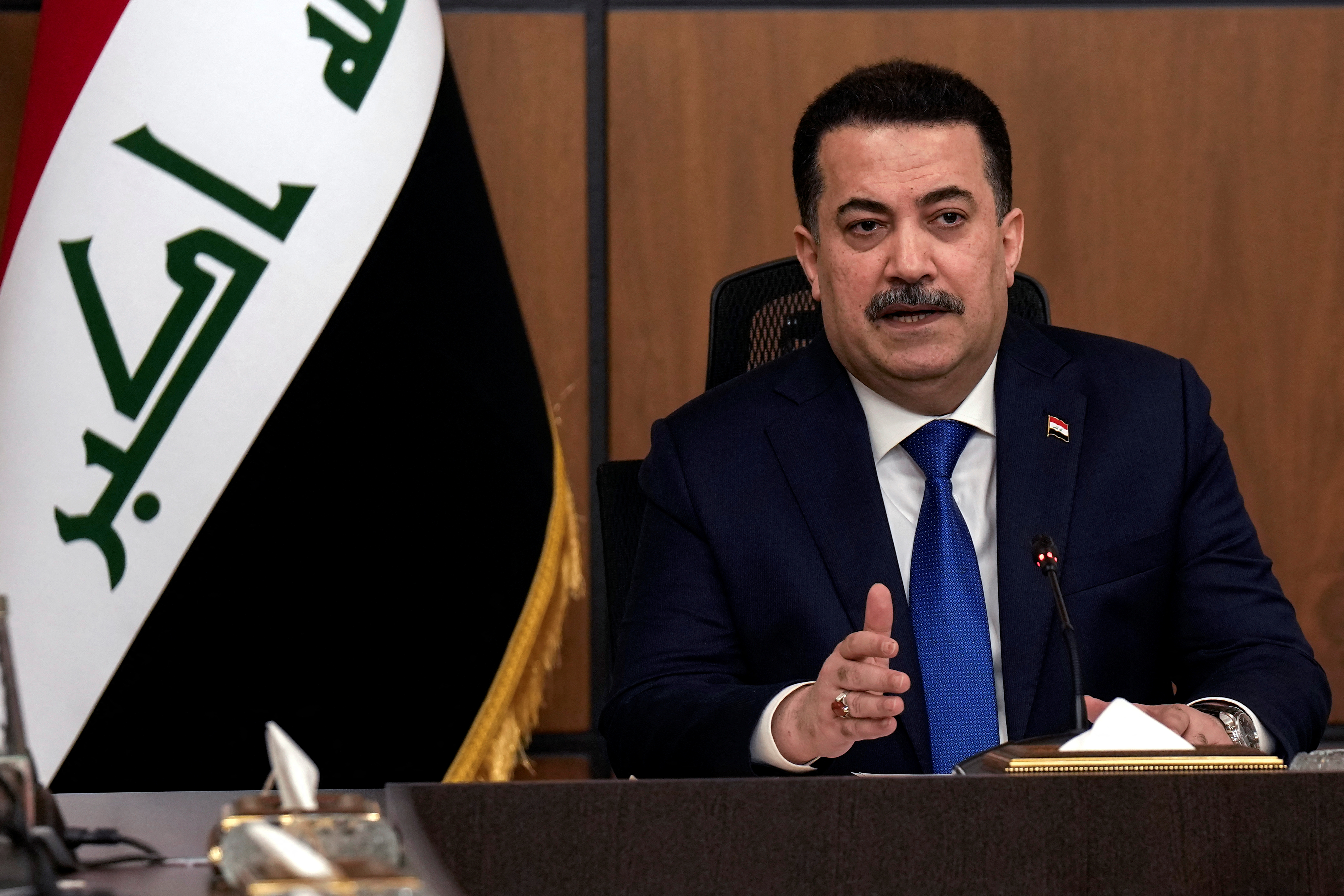 Iraqi Prime Minister Mohammed Shia al-Sudani