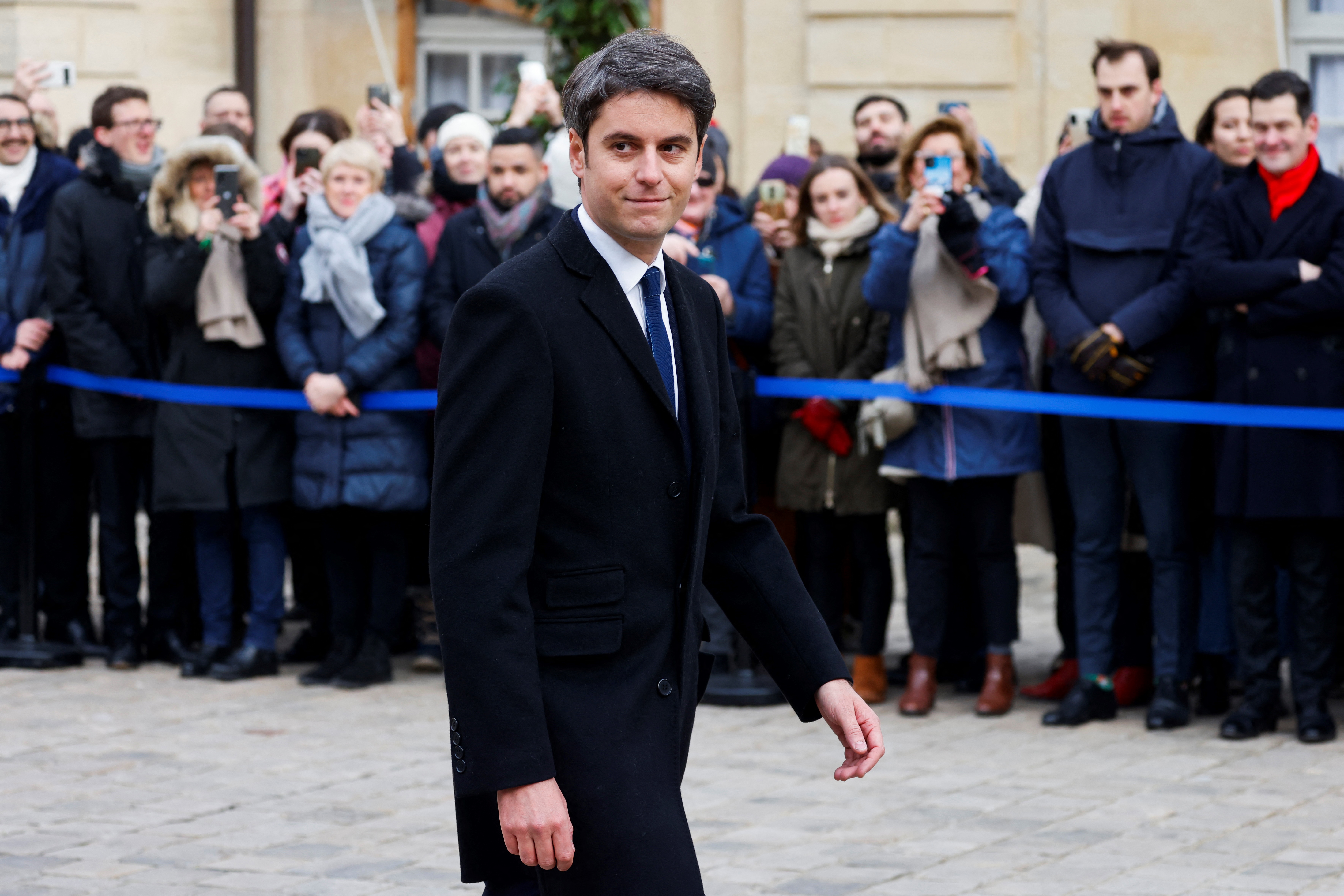 Newly appointed French Prime minister Gabriel Attal