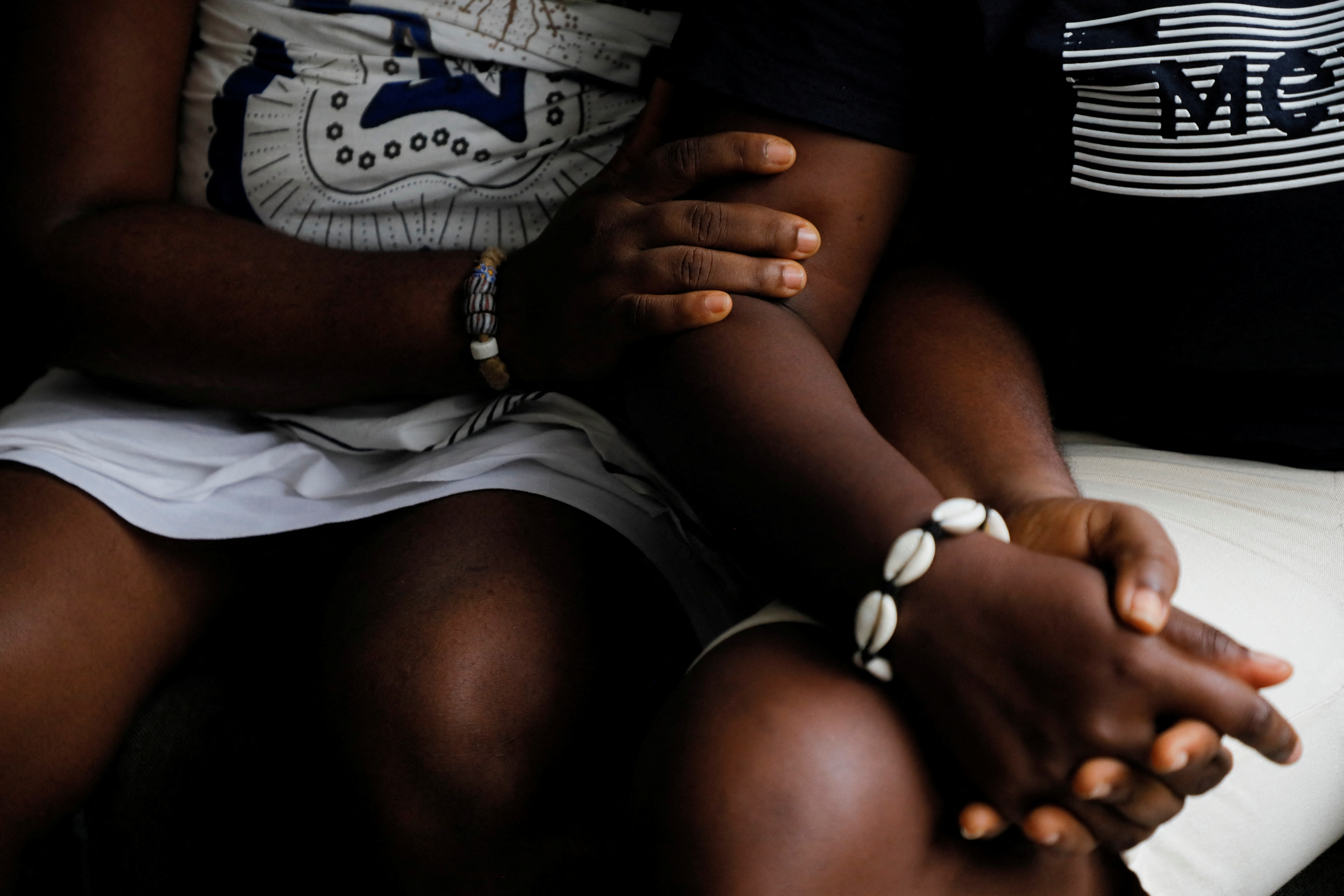A same-sex couple in Ghana