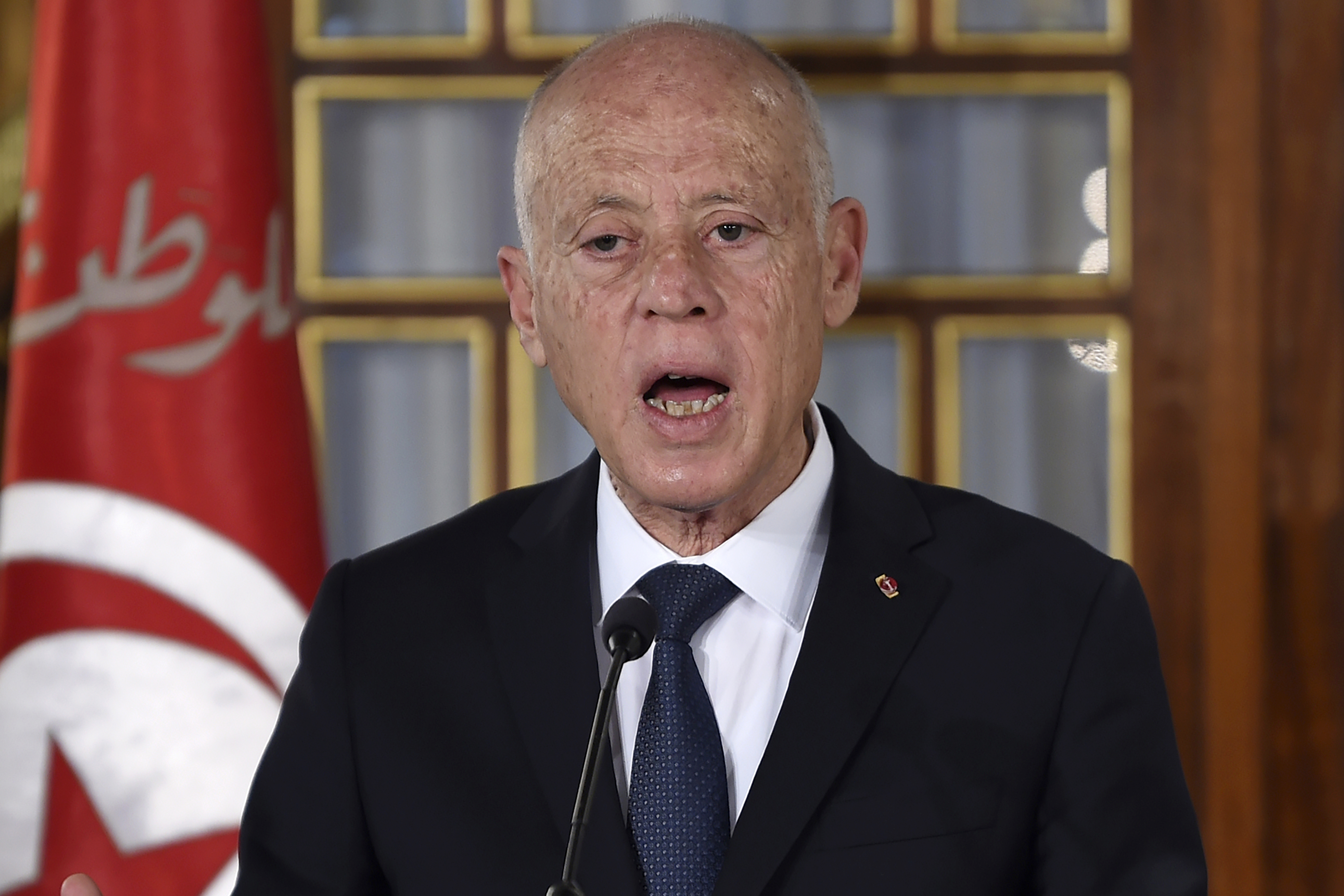 Tunisian President Kais Saied was elected in 2019