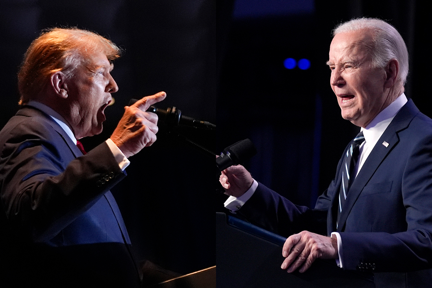 Donald Trump and Joe Biden [AP Photo]