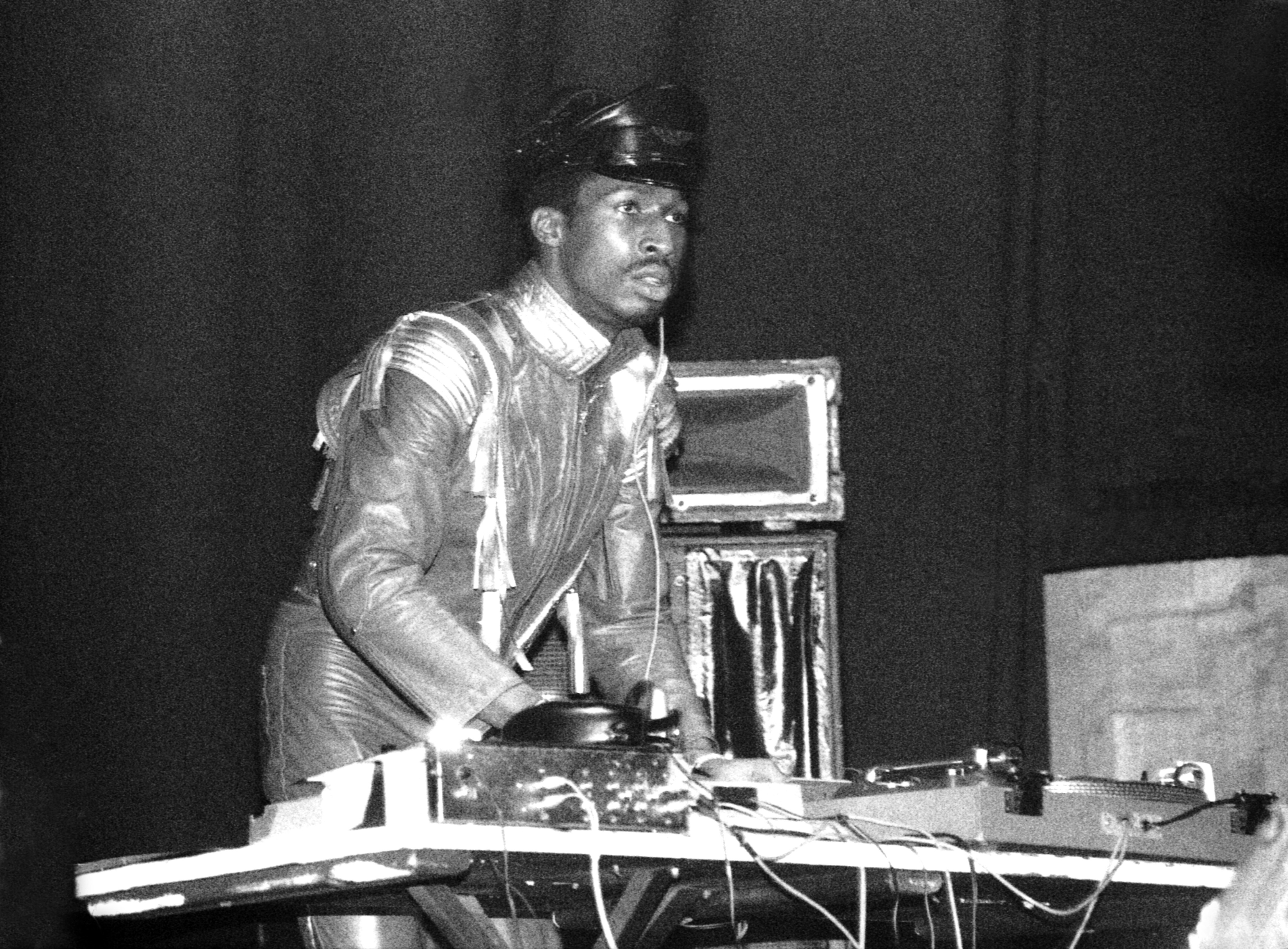 Grandmaster Flash around 1980. His lyrics in The Message resonated strongly during the rise of Reaganomics