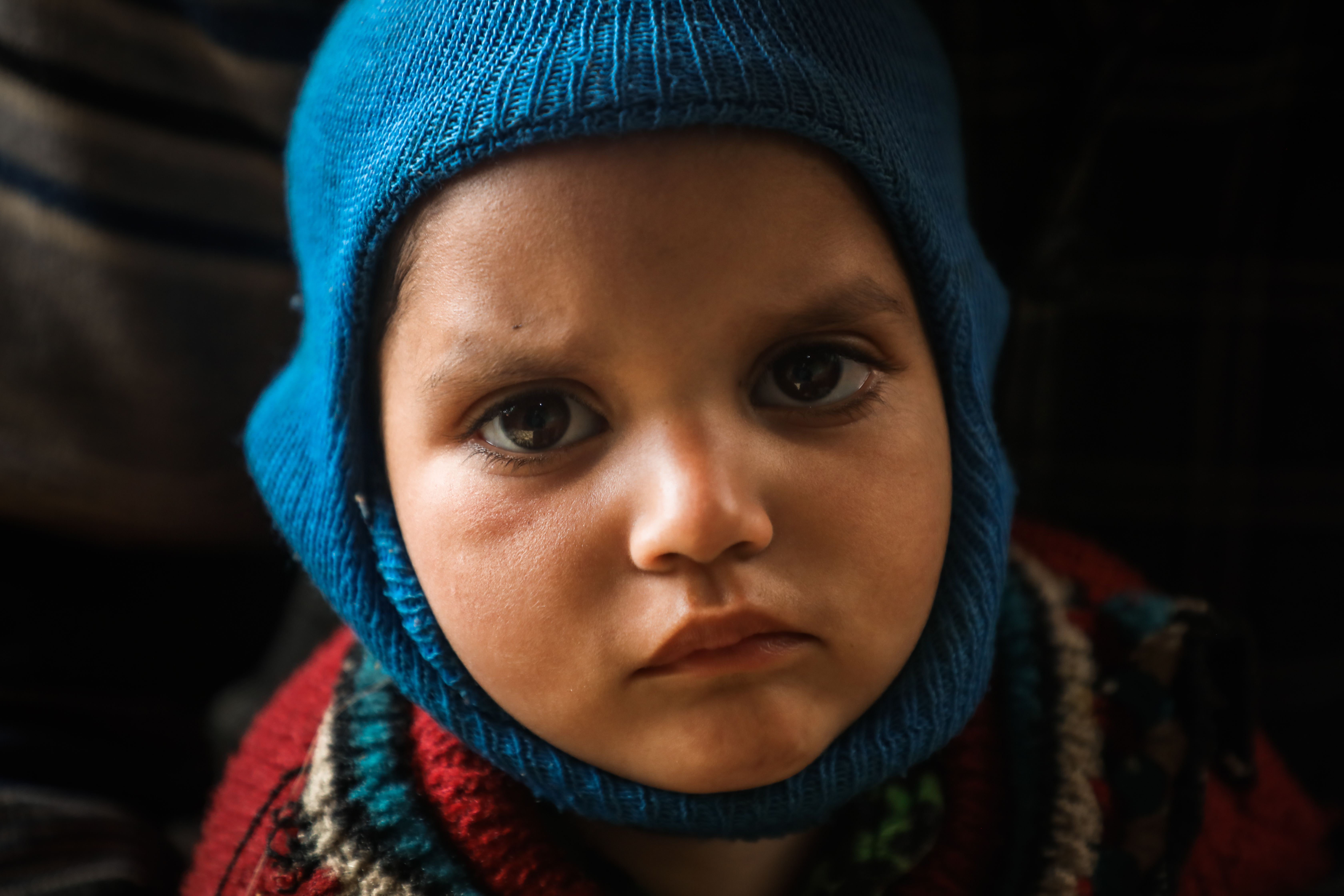 Iram Fatima, 7, was born deaf-mute. She has no formal diagnosis but her development has been slow and she is very small for her age