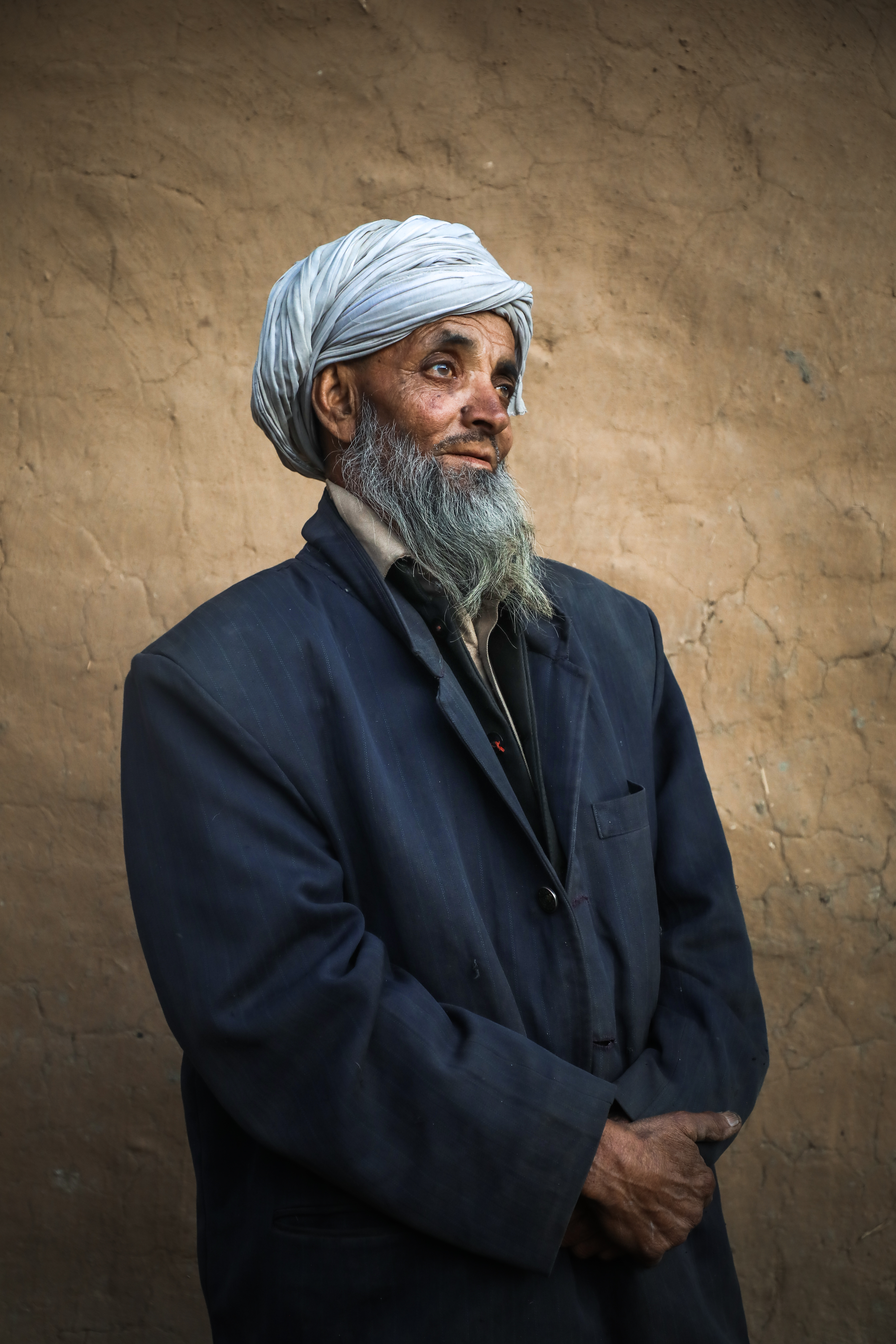 Alam Hussain, 63, is one of the oldest deaf-mute people in the village community of Dadkhai - and the only one of his family with the condition