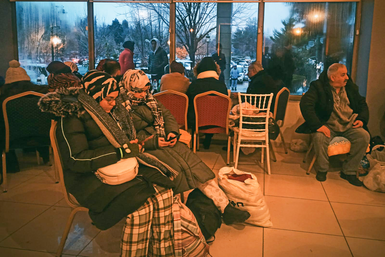 The Sato facilities were opened for earthquake survivors on February 6 last year to provide them with warmth and safety