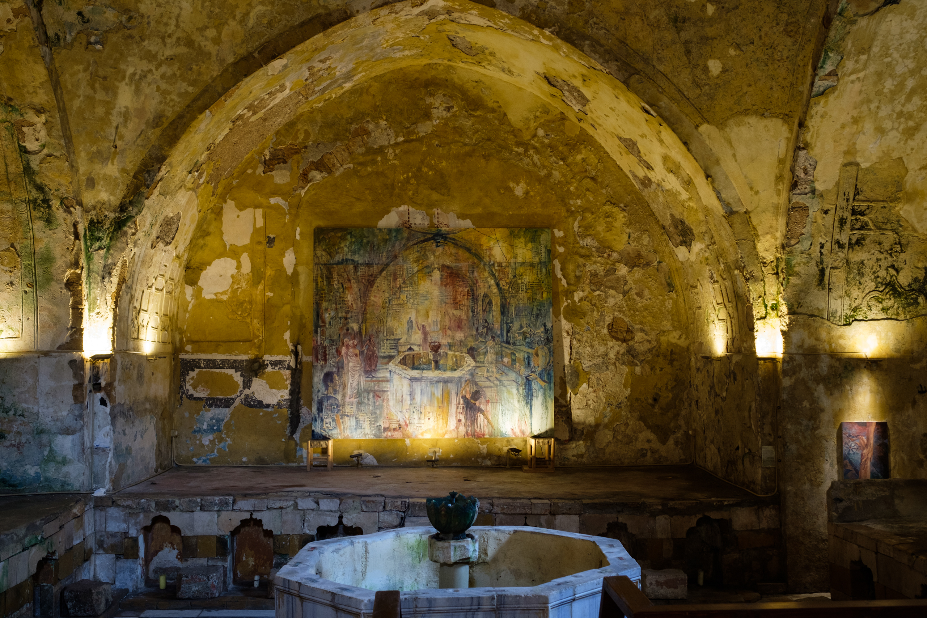 A historical bathhouse in Sidon’s Old Souk