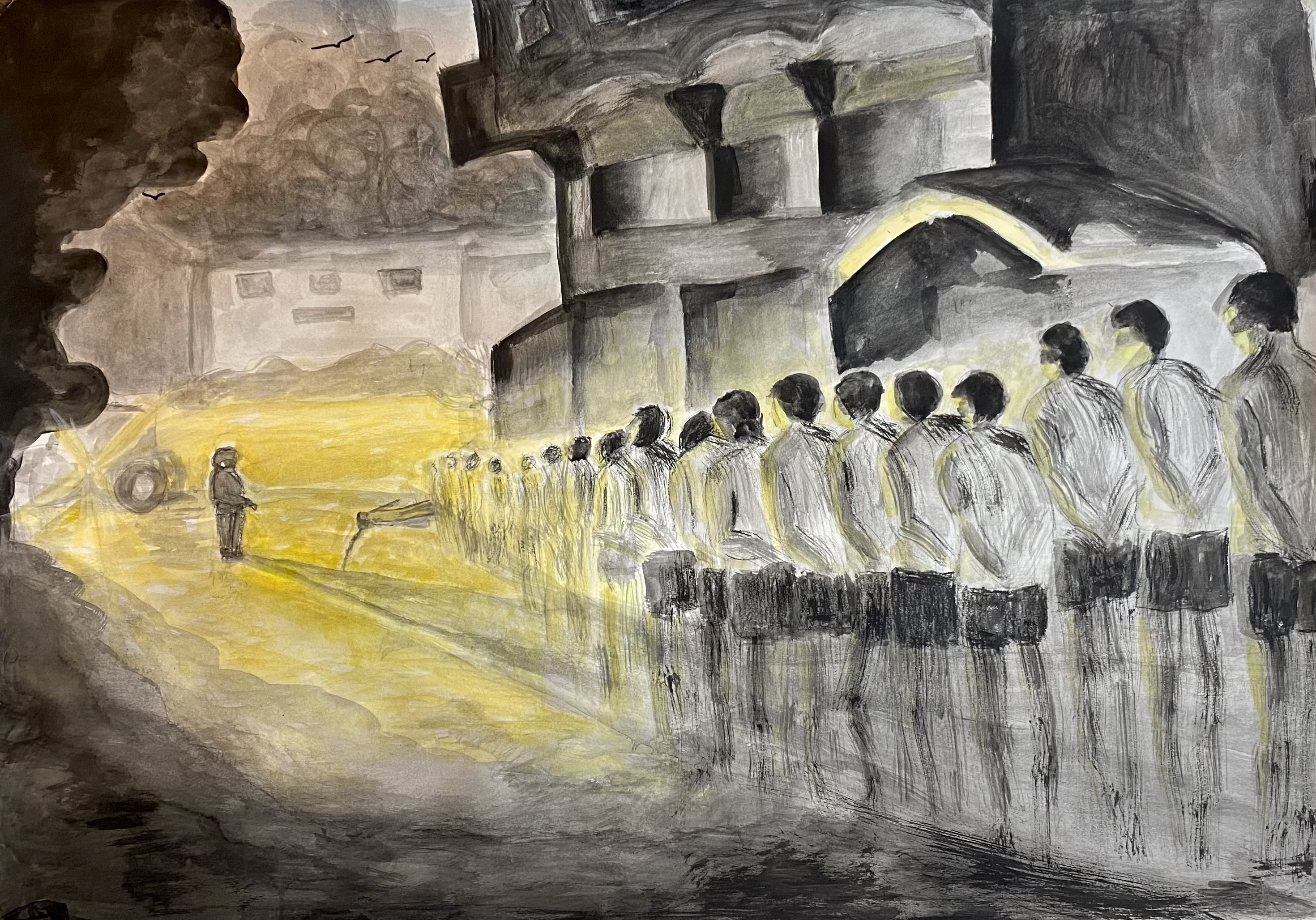 Death Road, by Malak Mattar [Courtesy: Anthony Dawton]