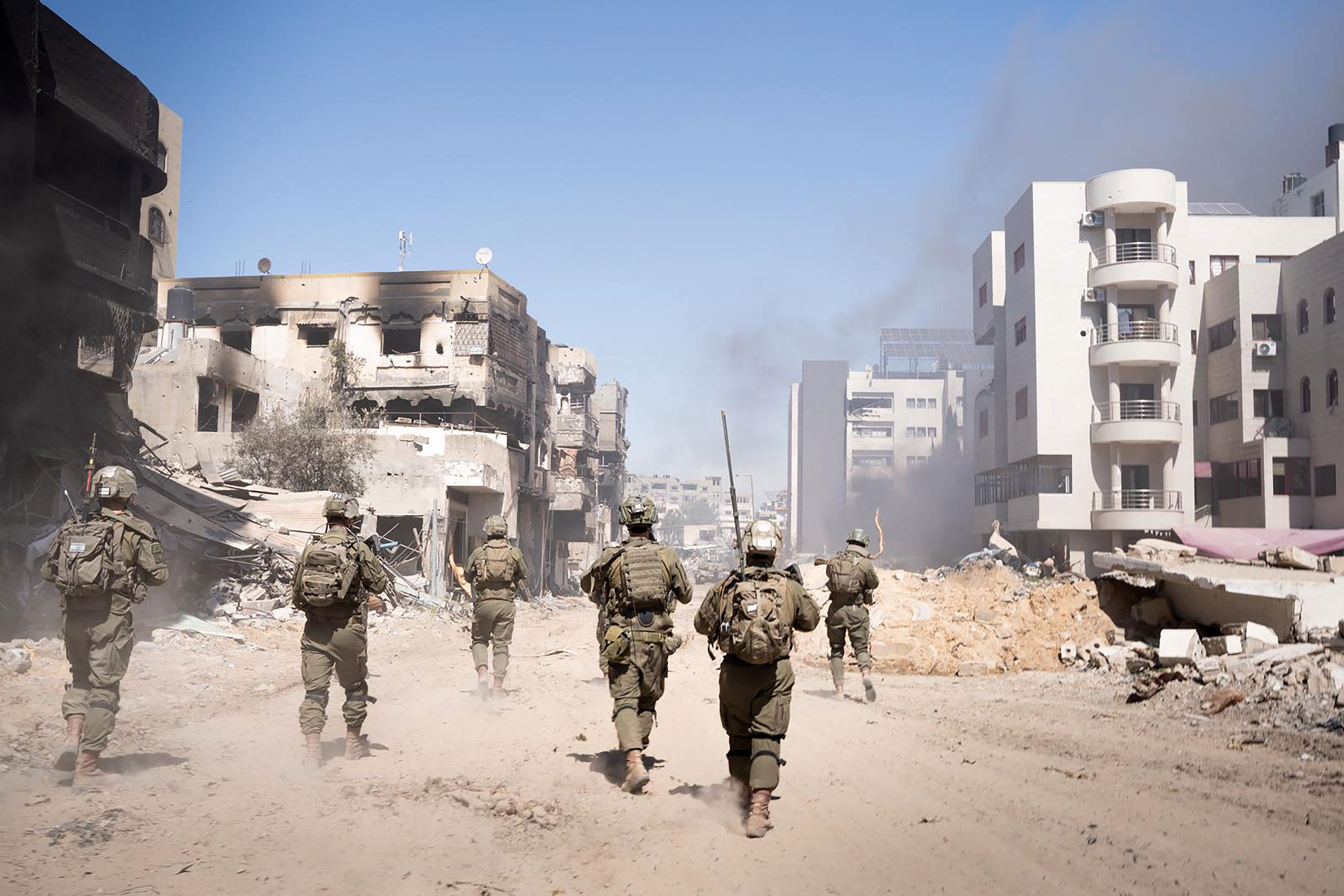 Israeli troops