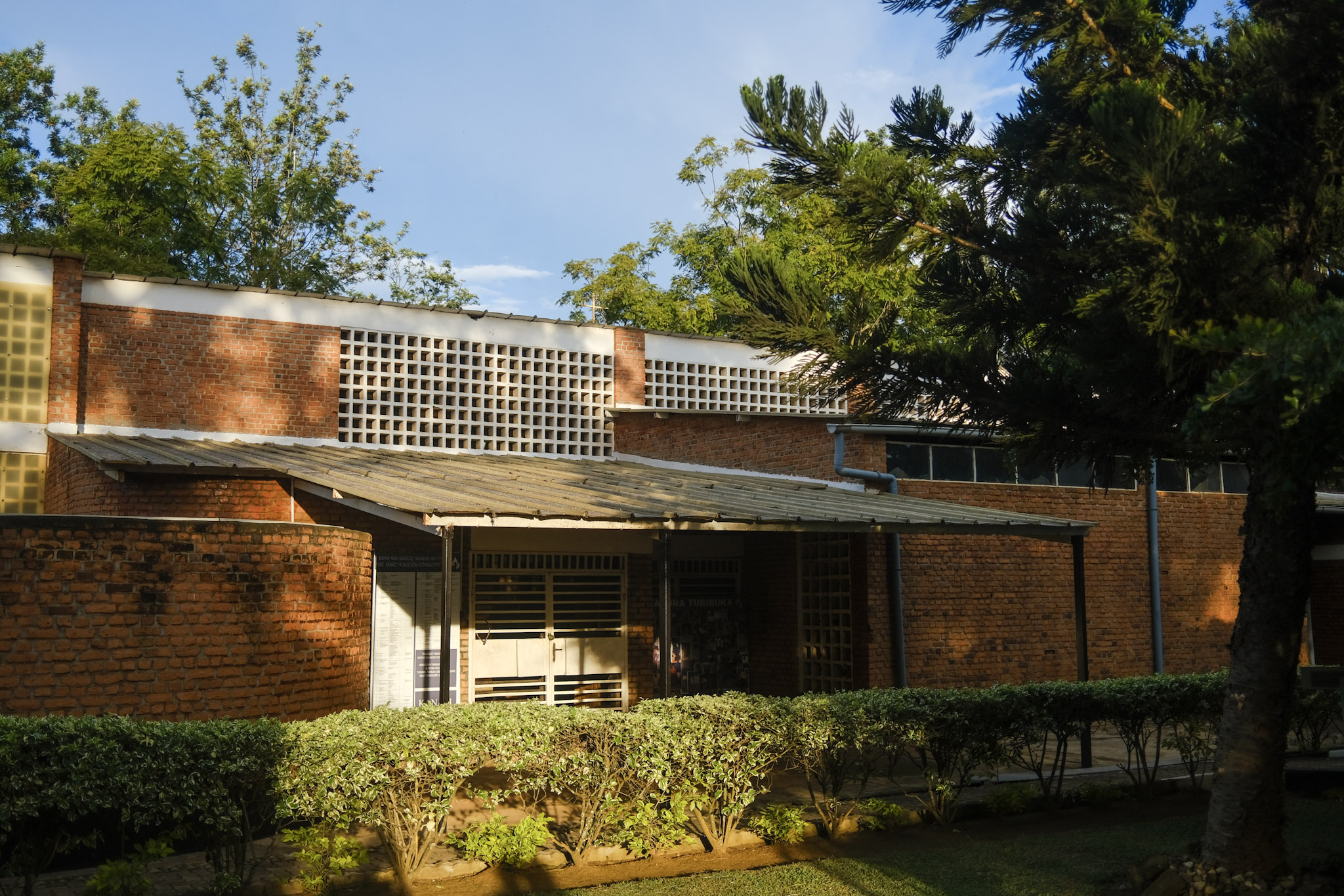 The Nyamata Church Memorial was a massacre site where thousands of women and children were killed and a total of more than 10,000 people from the area were buried in mass graves