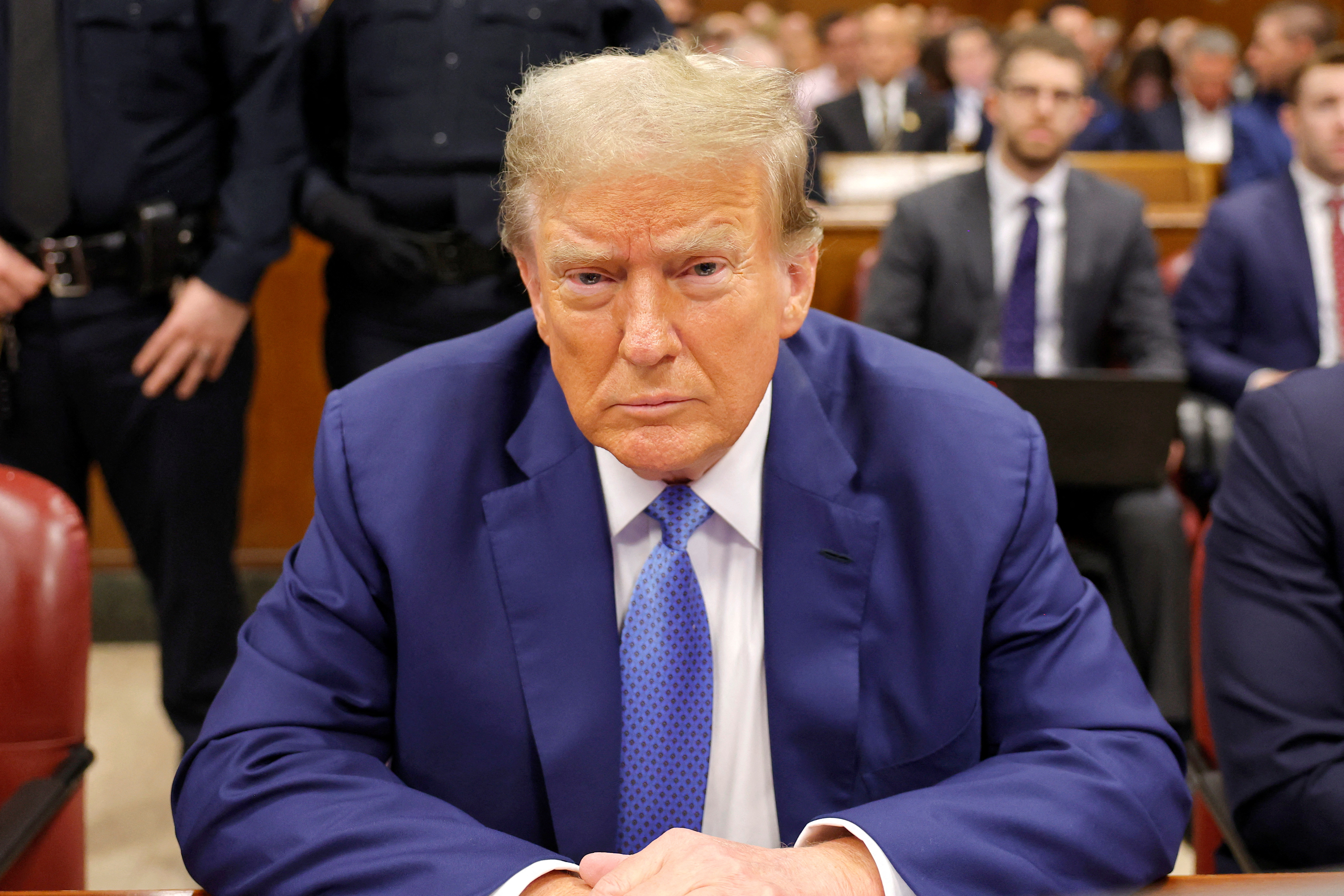 Donald Trump in court