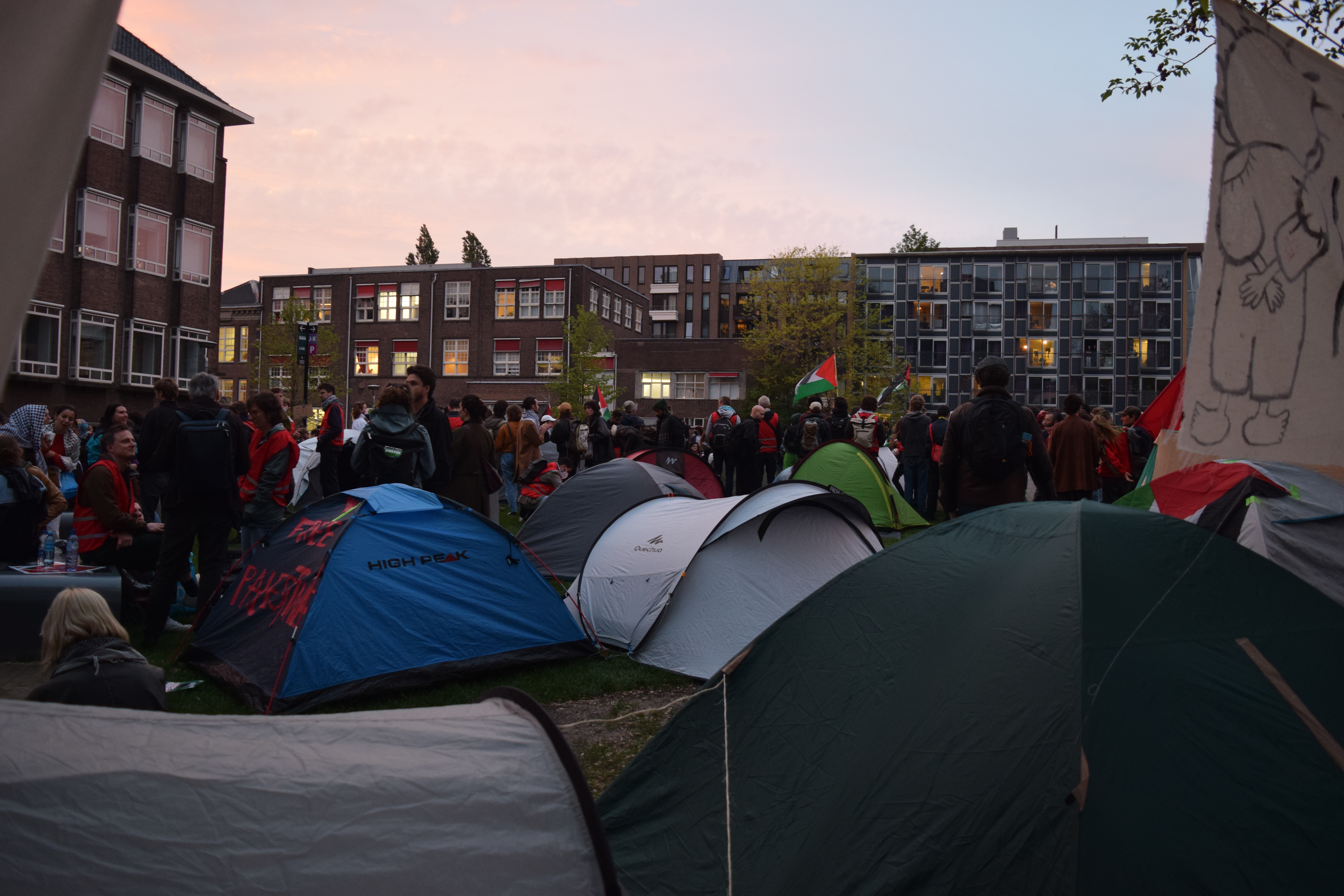 Belgian and Dutch students join Gaza protest wave