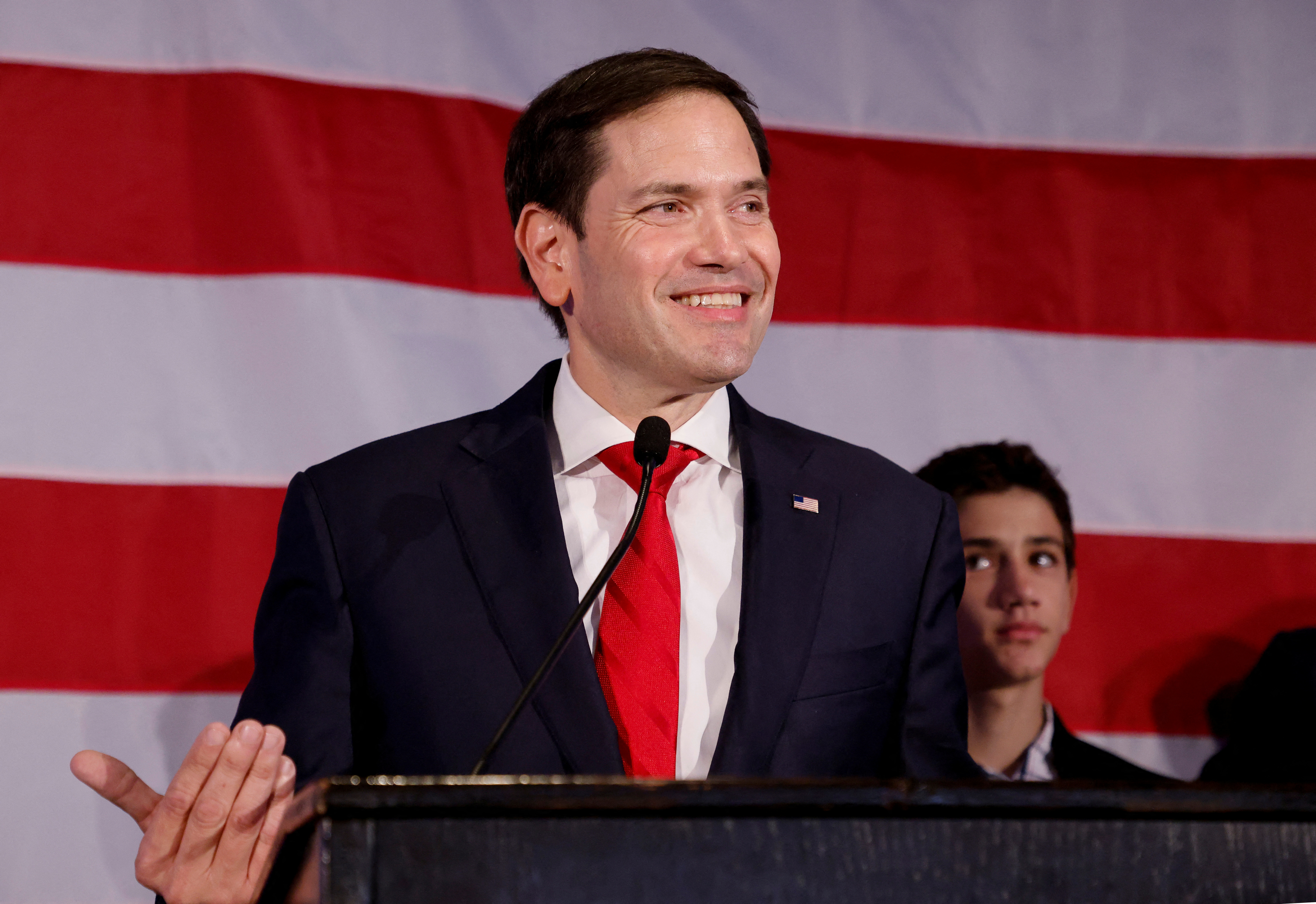 Rubio traded barbs with Trump during the 2016 GOP primaries, but has since backed the former president