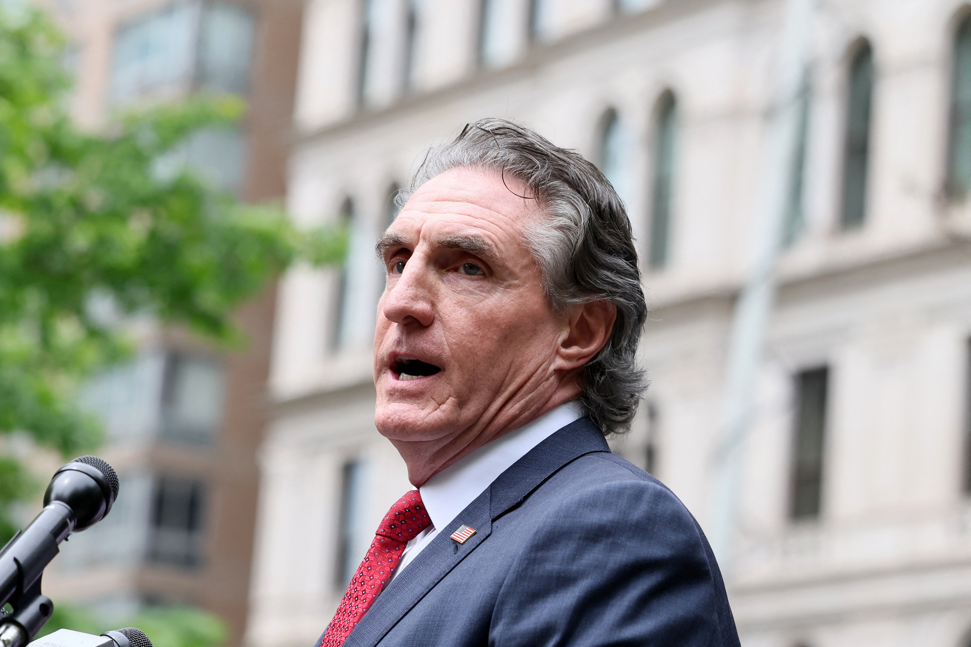 Burgum attended Trump’s hush-money trial in New York City on May 14