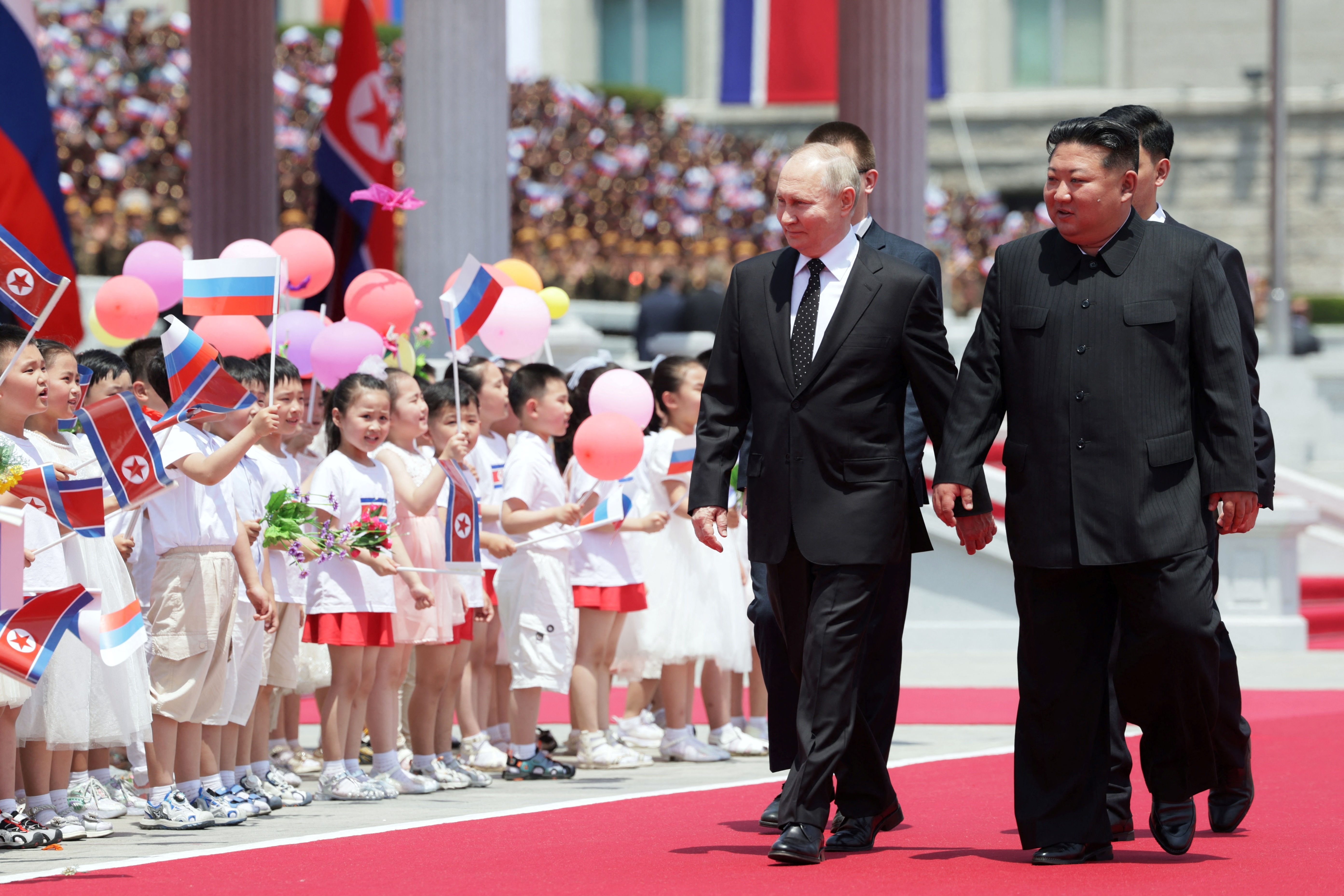Putin was feted in Pyongyang although his state visit lasted less than 24 hours in total
