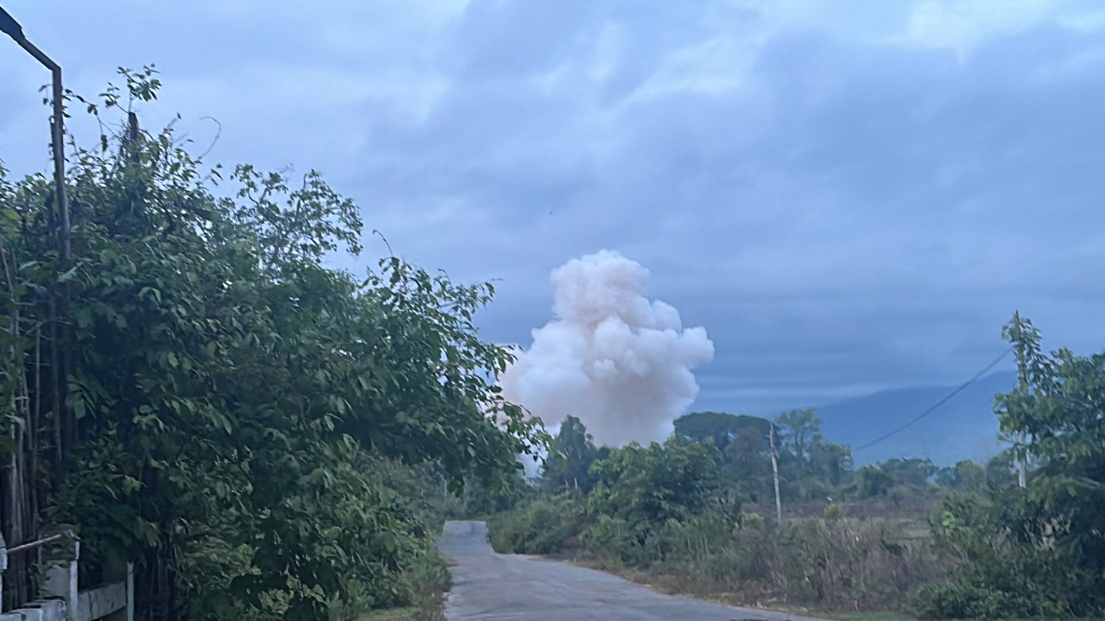 Free Burma Rangers, which provides medical assistance to civilians, suspects the military is using banned and restricted weapons [Courtesy of FBR]