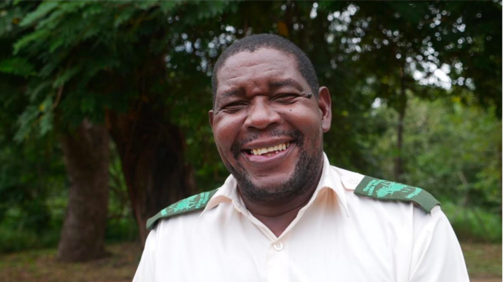 Gorongosa National Park Warden Pedro Muagura is a crucial link between the park and local communities [Courtesy of Gorongosa National Park]