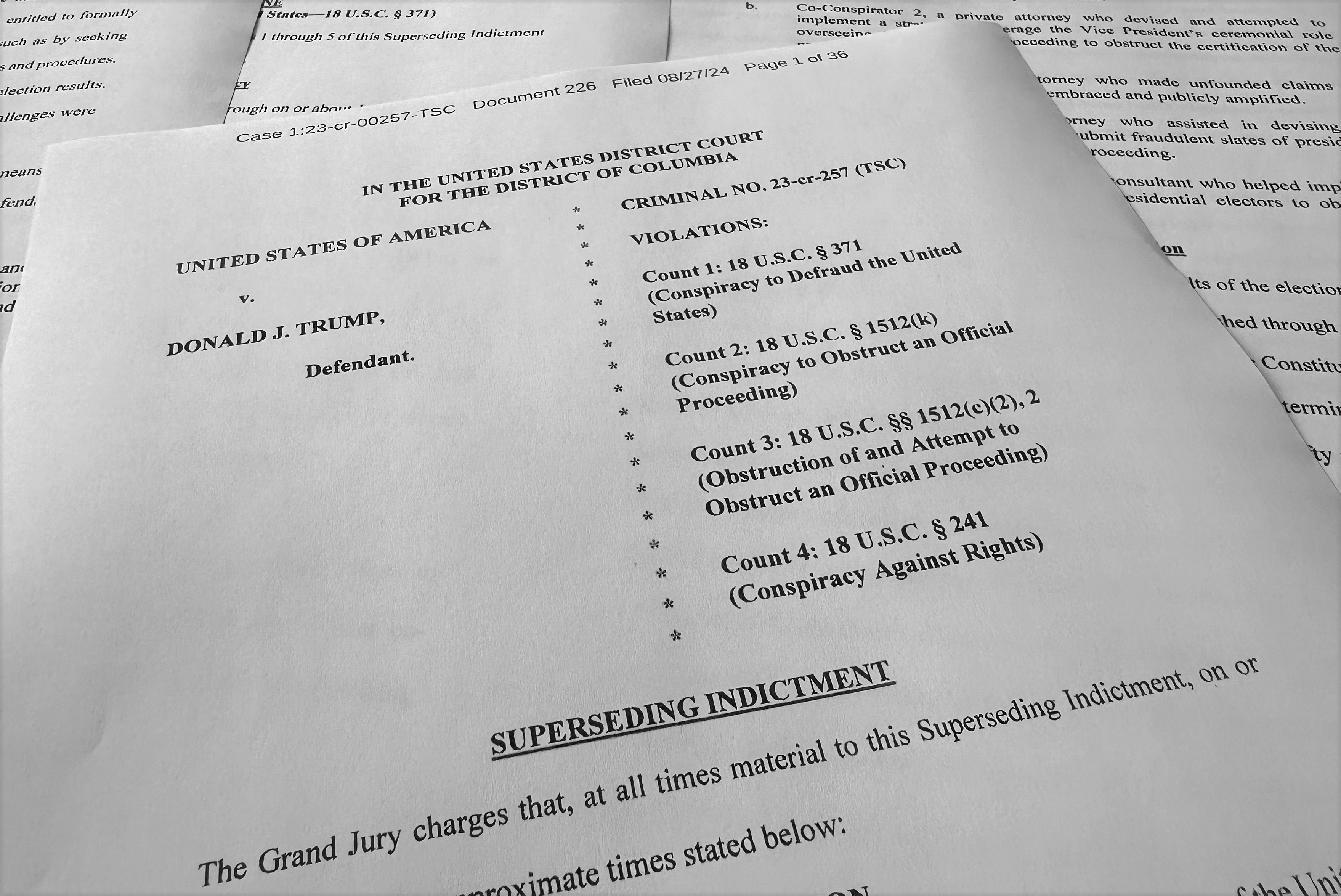 Special counsel Jack Smith issued a superseding indictment against former President Donald Trump on August 27, updating the election interference case
