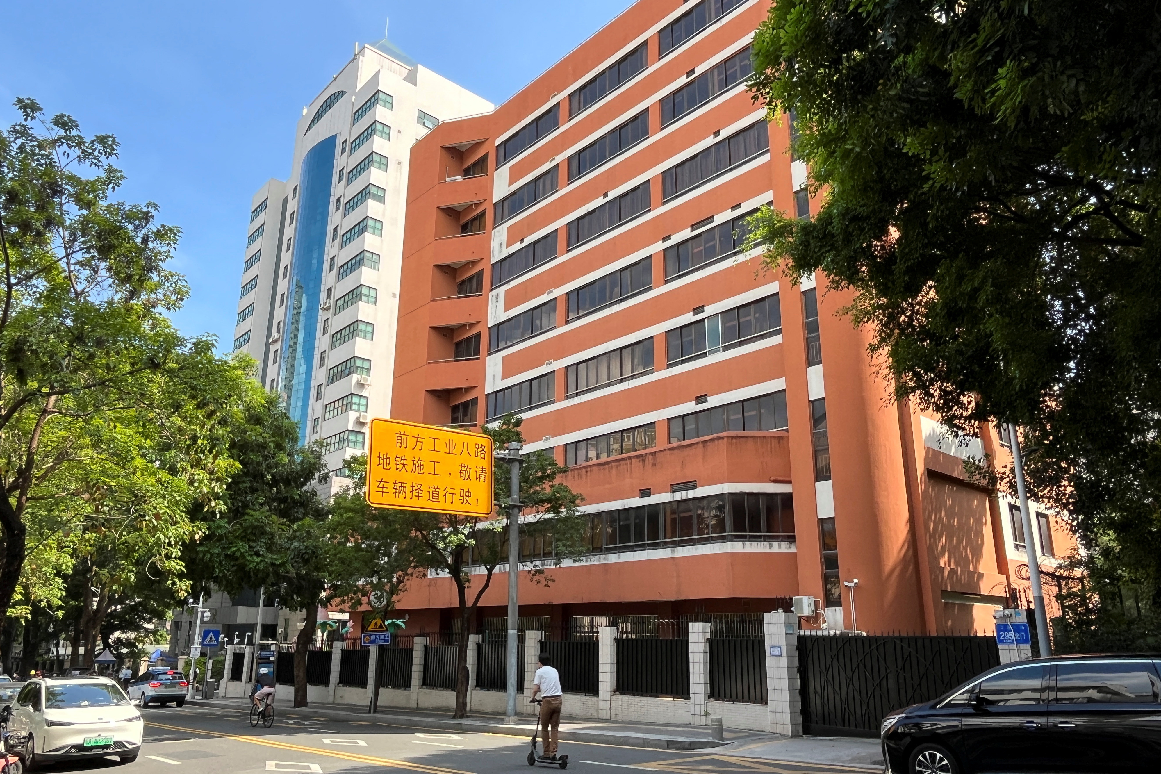 Shenzhen Japanese School, following the death of a 10-year-old child after being stabbed by an assailant on the way to the school, in Shenzhen, Guangdong province