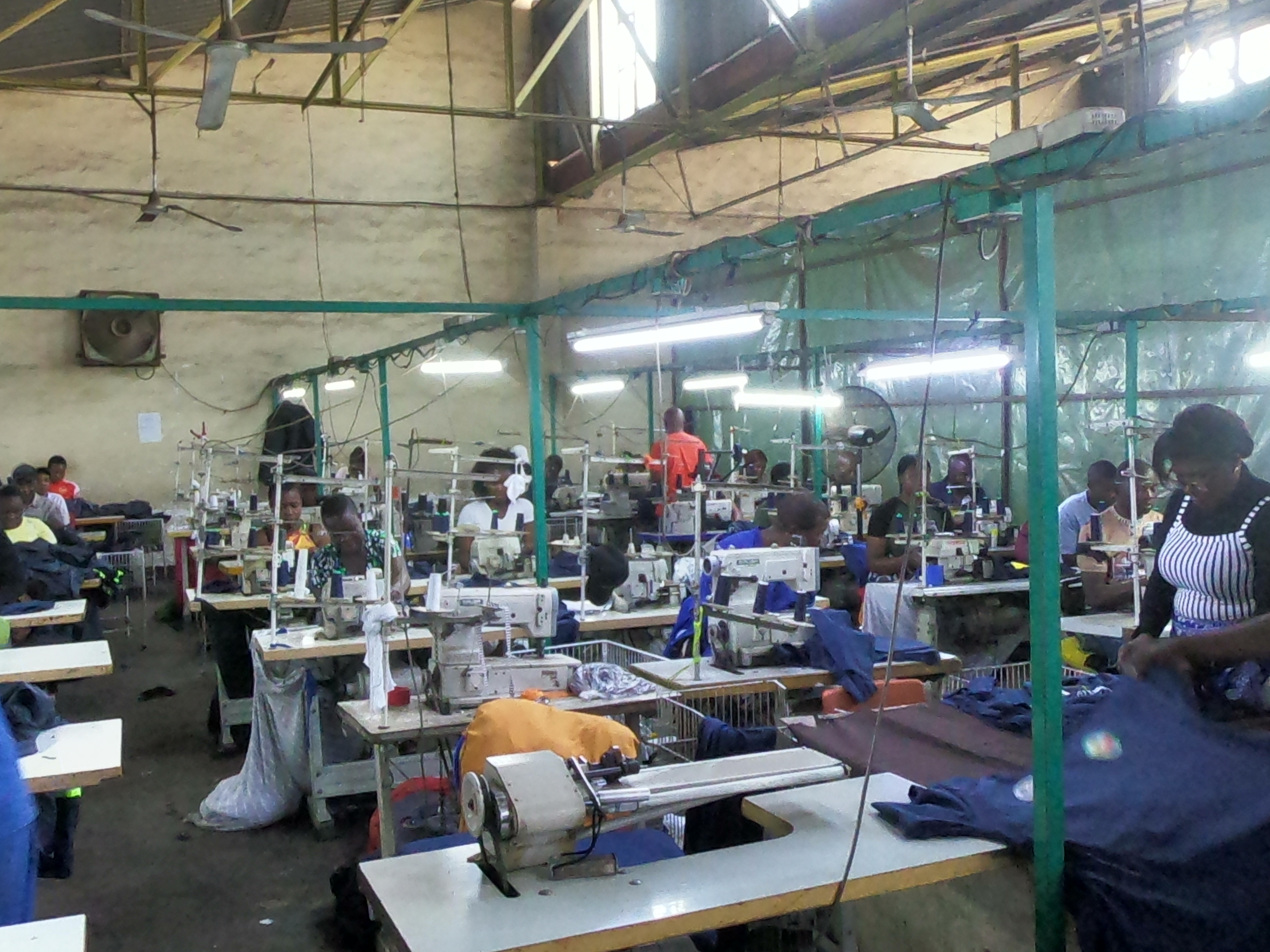 Workers at Kingsport Factory in Harare, Zimbabwe