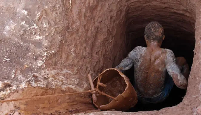 illegal gold miner