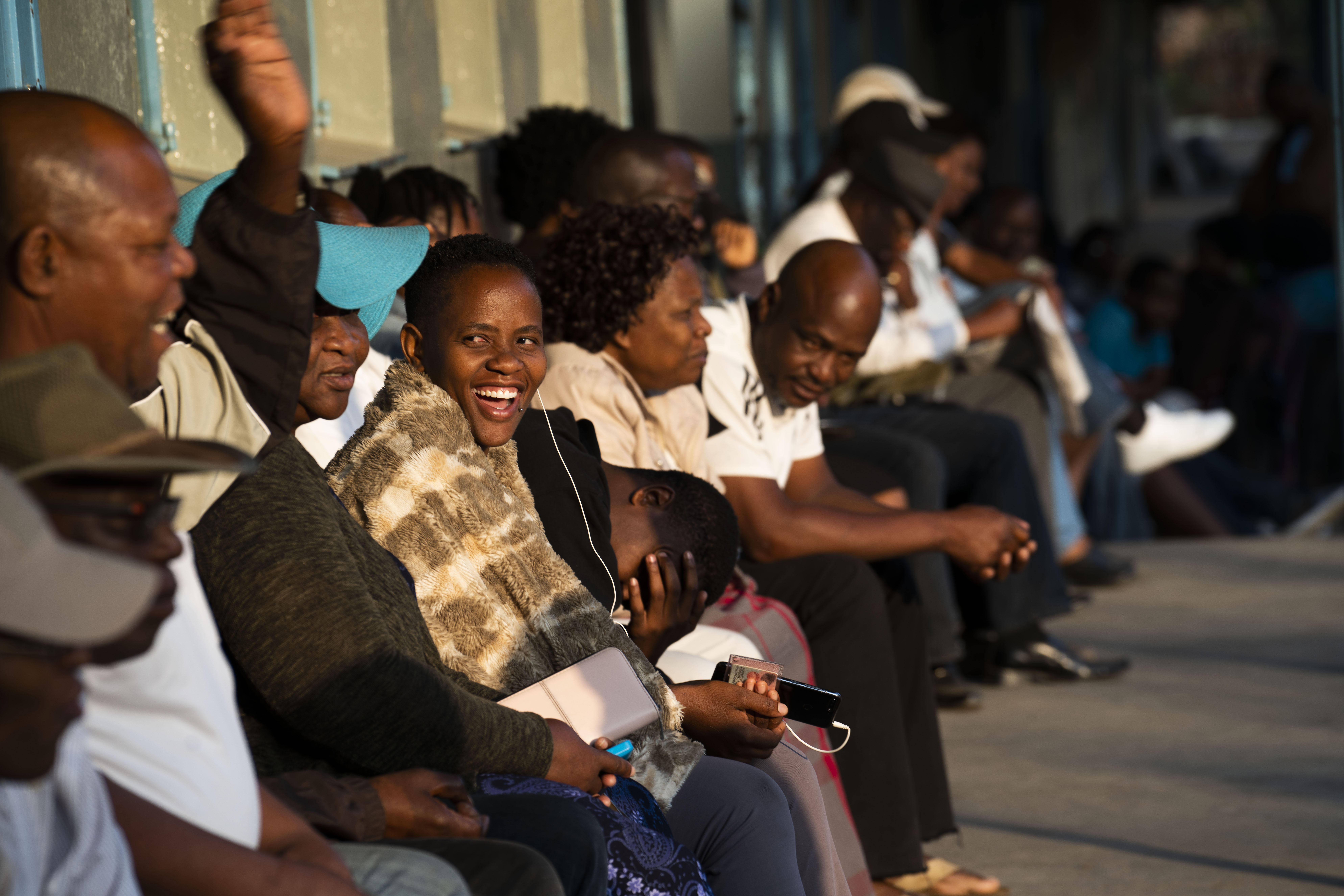 People line up to vote in Botswana’s 2019 general election in Gaborone