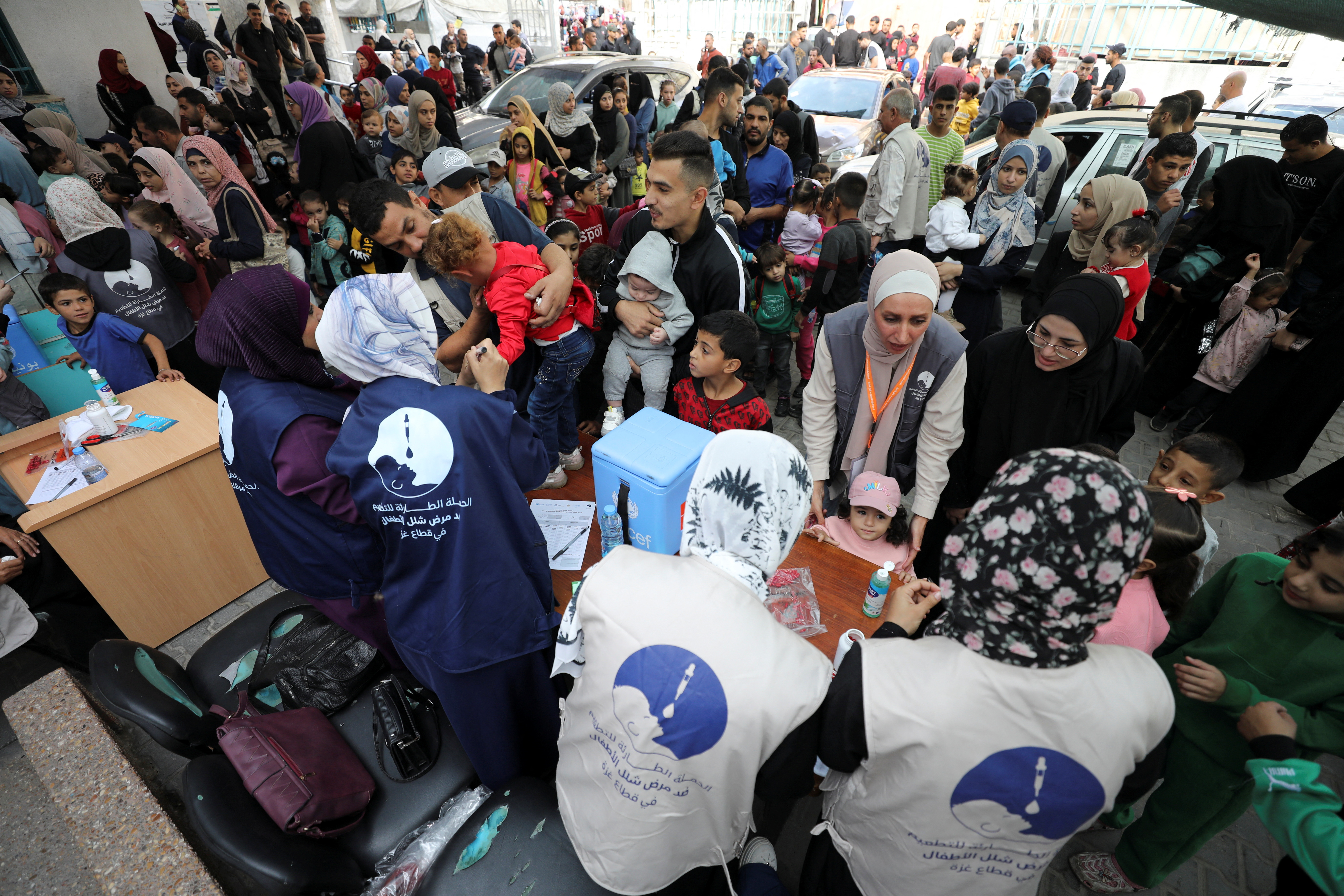 gaza polio