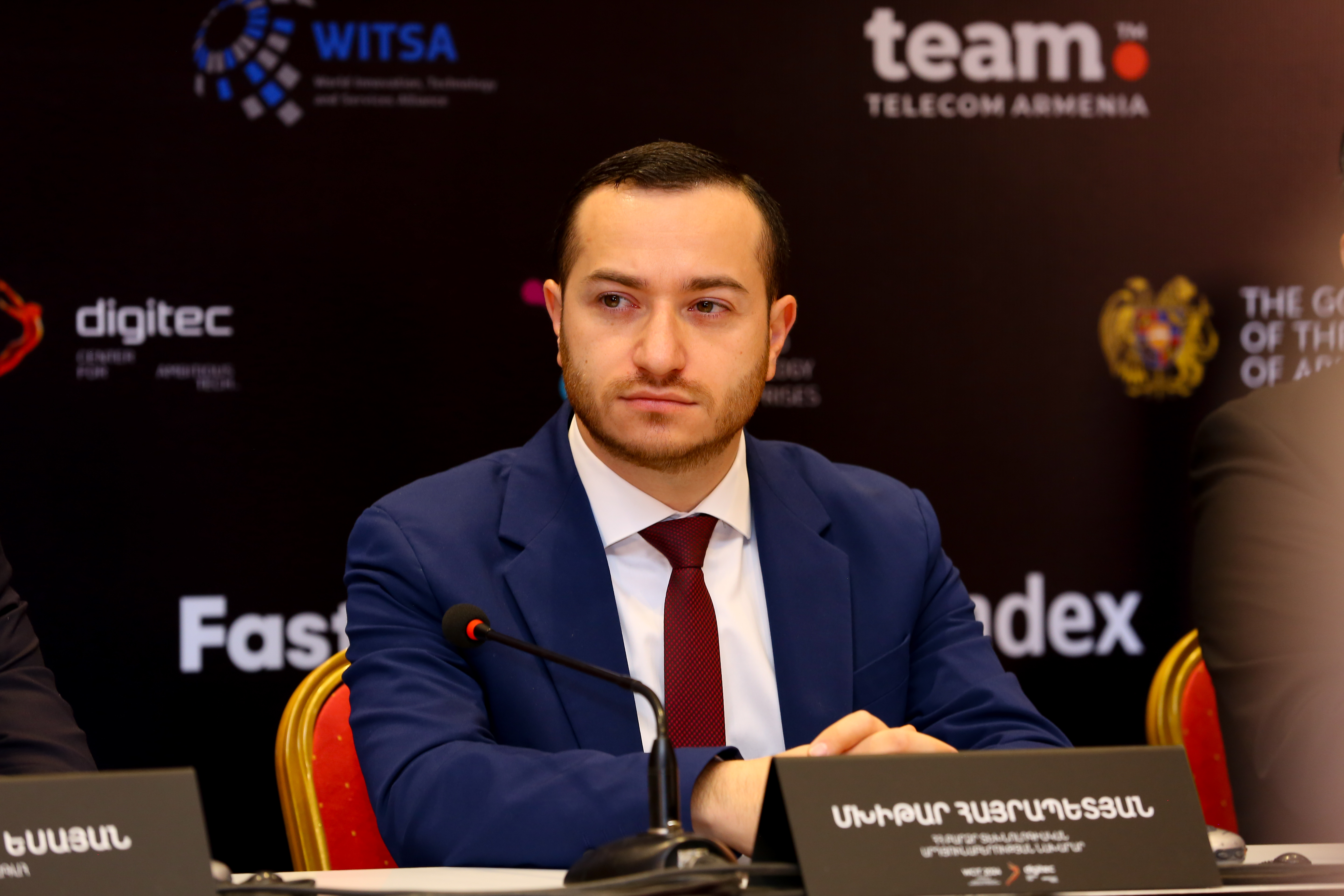 Armenian Minister of High-Tech Industry Mkhitar Hayrapetyan [Courtesy of the Union of Advanced Technology Enterprises]