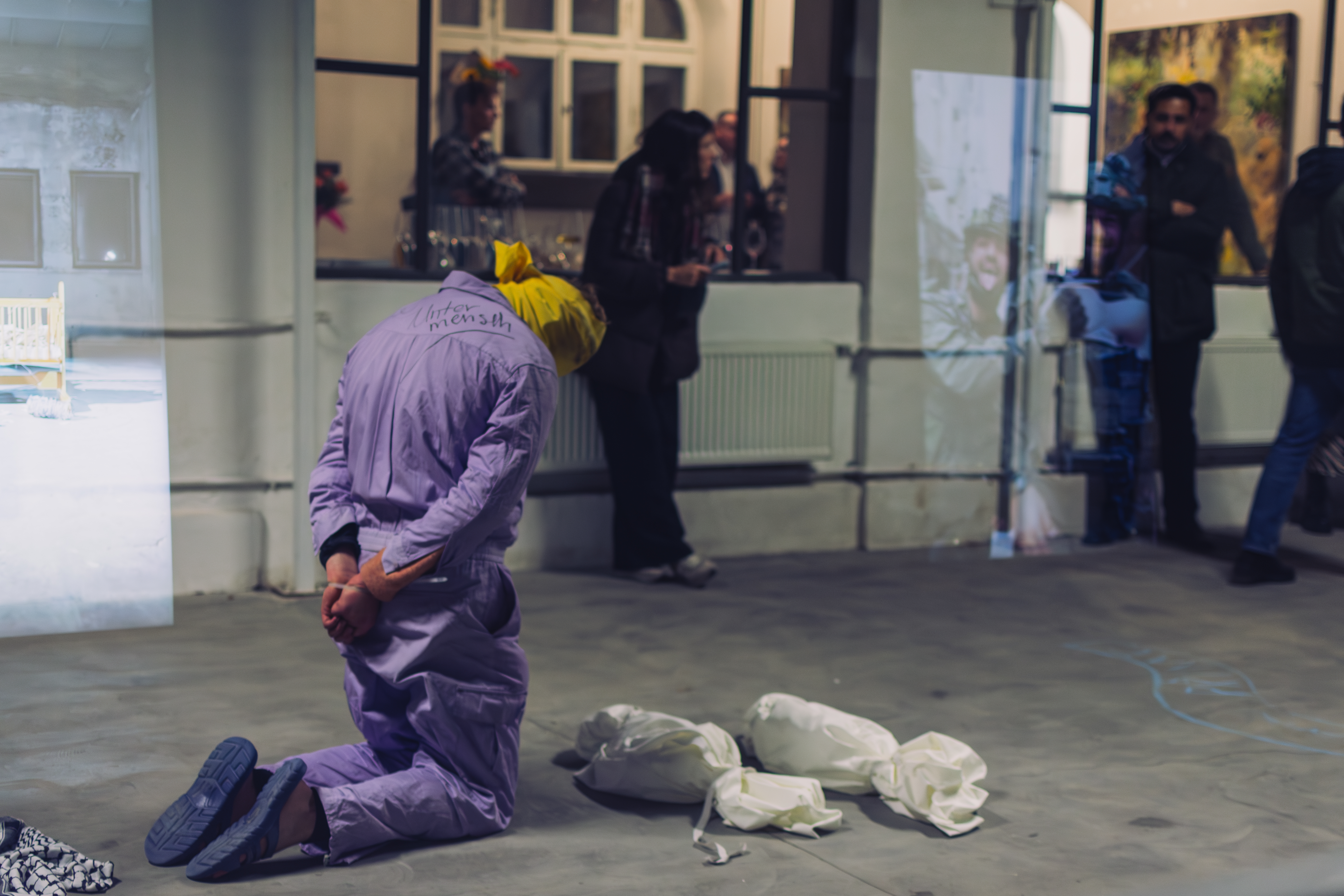 Igor Dobrowolski has committed his artwork to the subject of Israel's genocide in Gaza over the past year