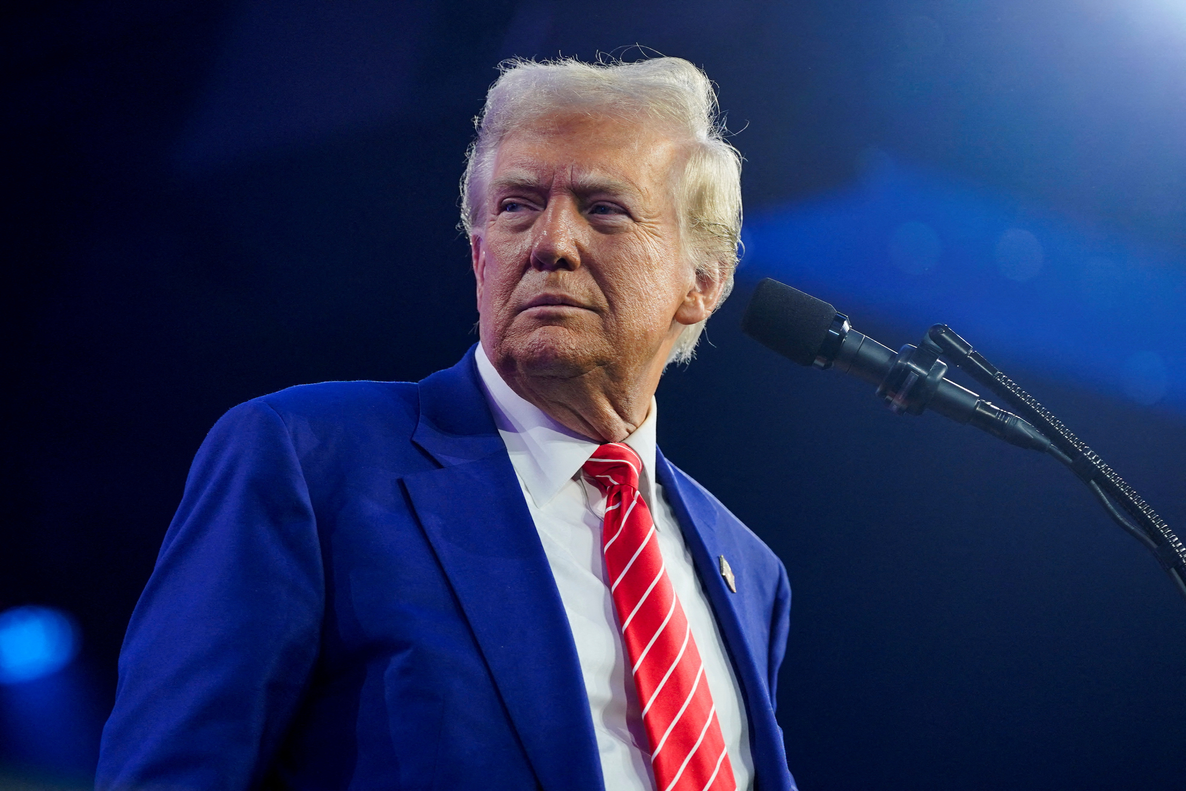 US President-elect Donald Trump attends Turning Point USA's AmericaFest in Phoenix, Arizona, U.S., December 22, 2024.