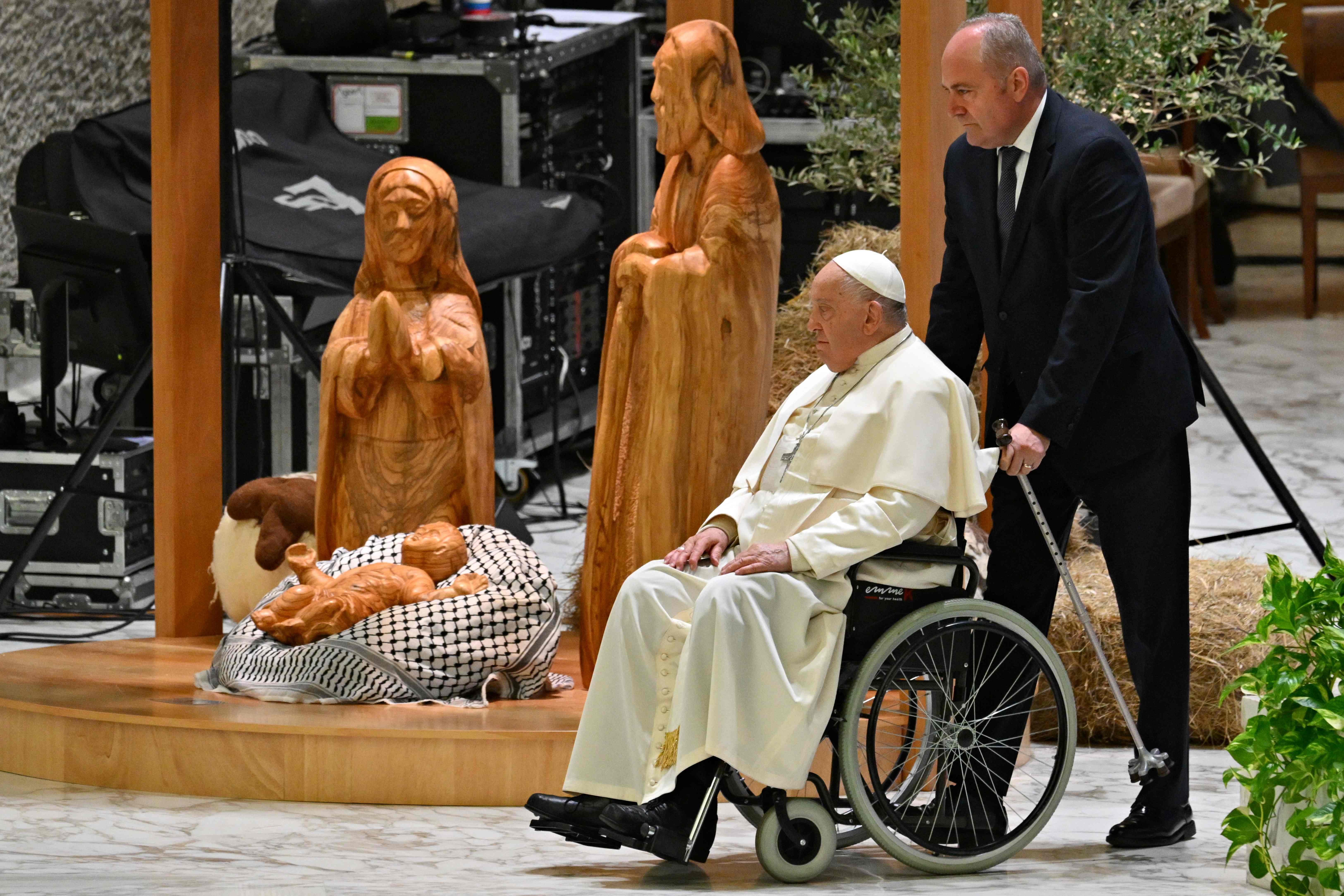 VATICAN-RELIGION-POPE-AUDIENCE-CHRISTMAS