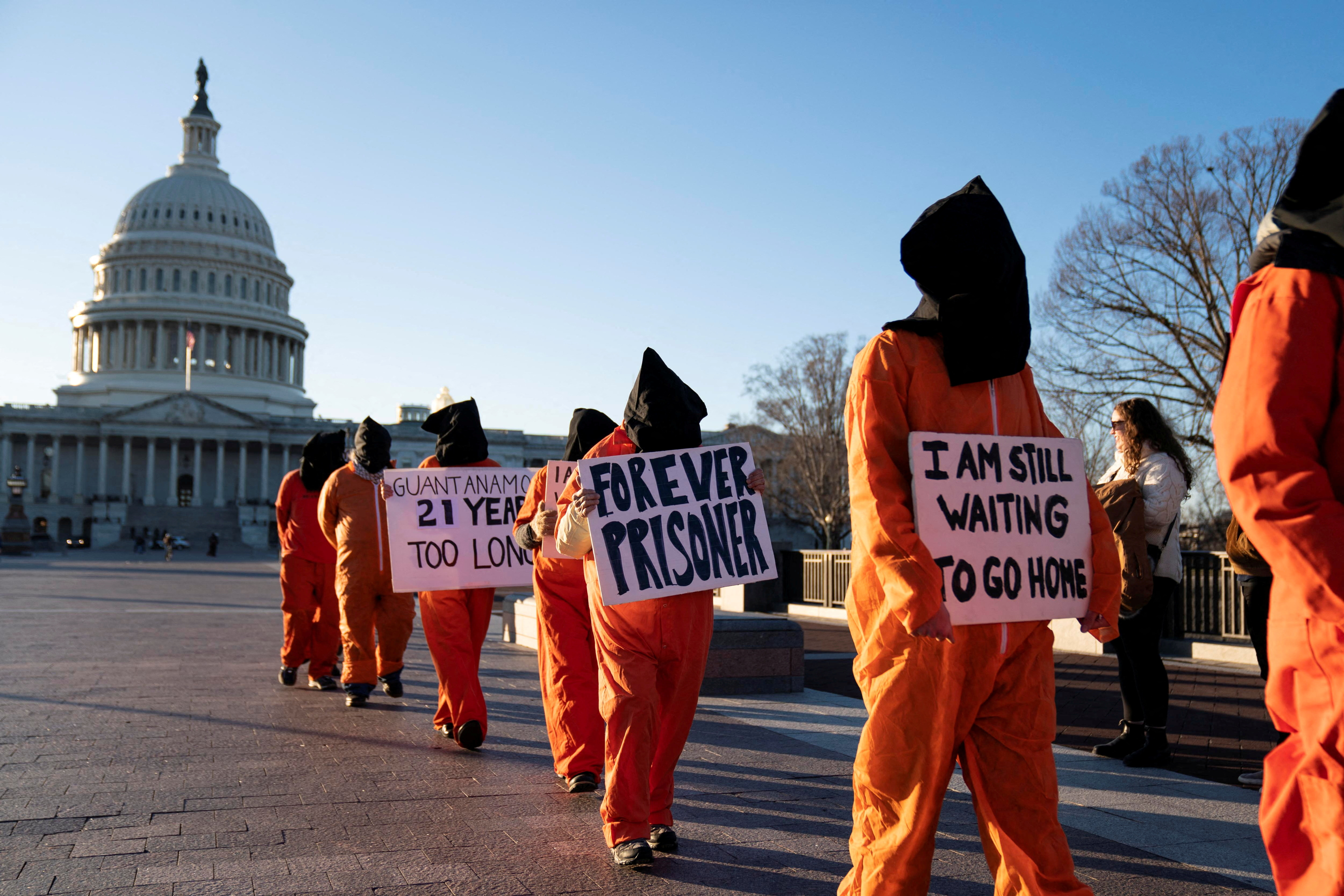 The Guantanamo Bay facility has been the subject of decades of human rights protests