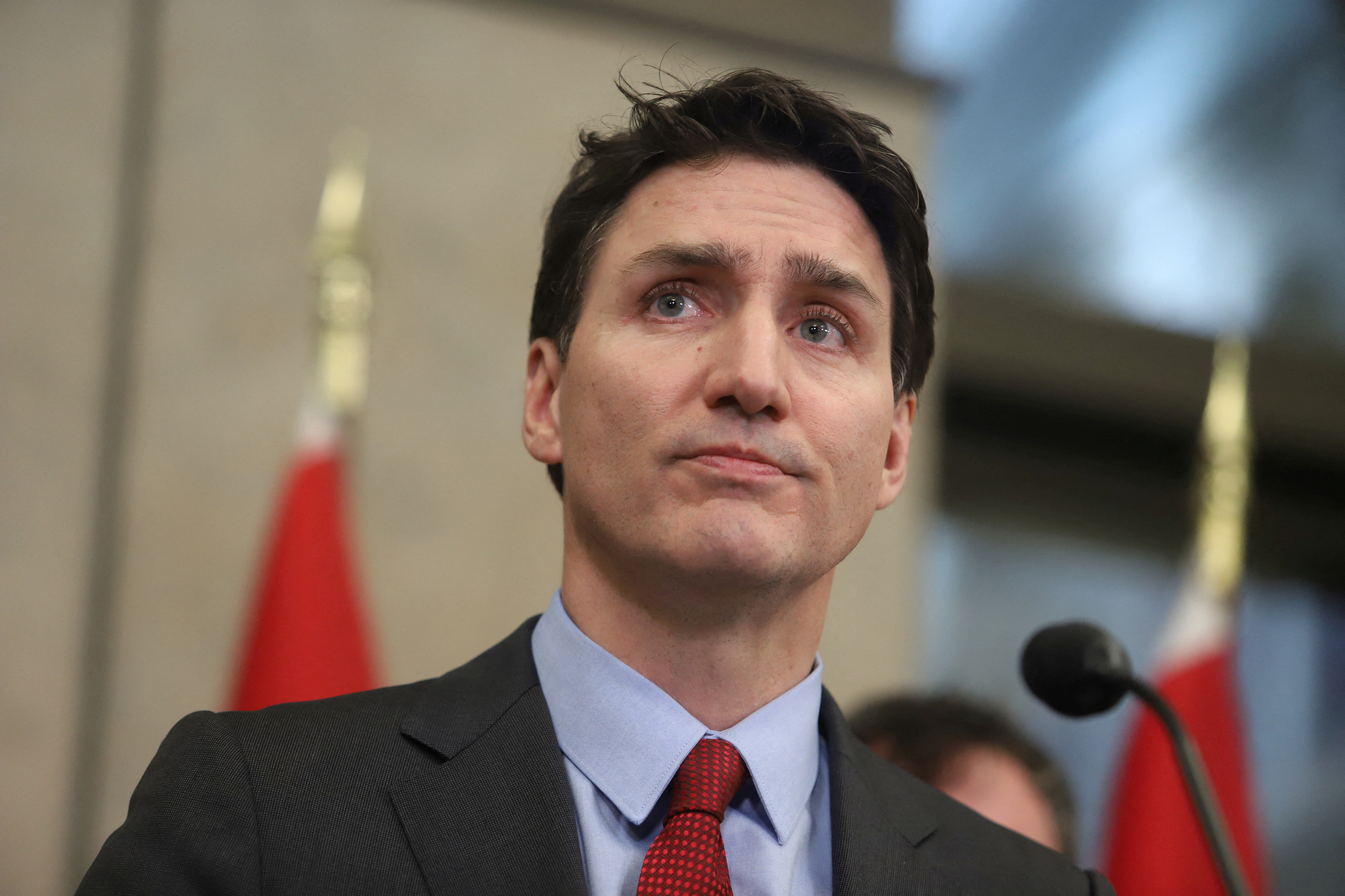 Justin Trudeau will step down when the next Liberal Party leader is chosen on March 9