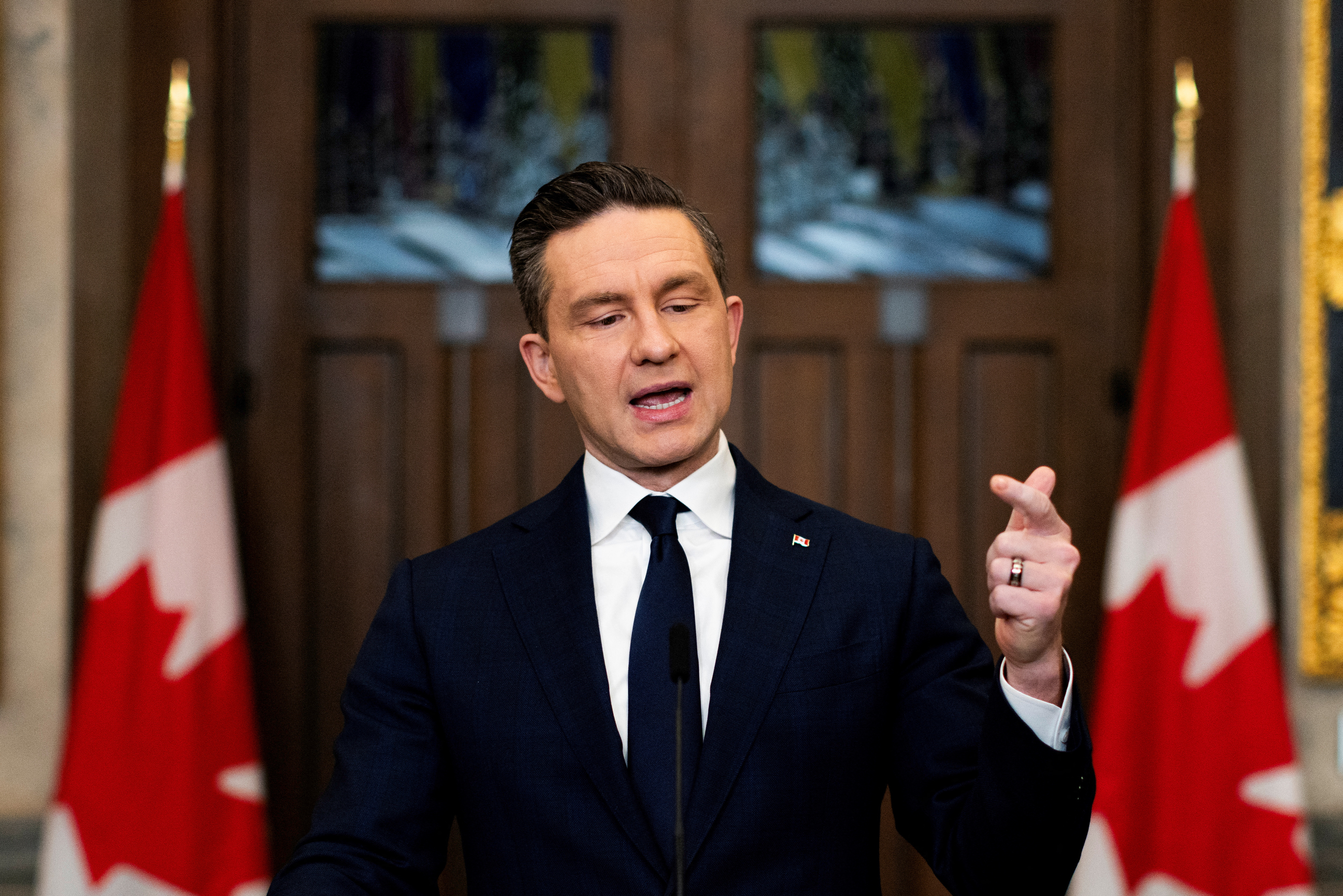 Conservative Party leader Pierre Poilievre
