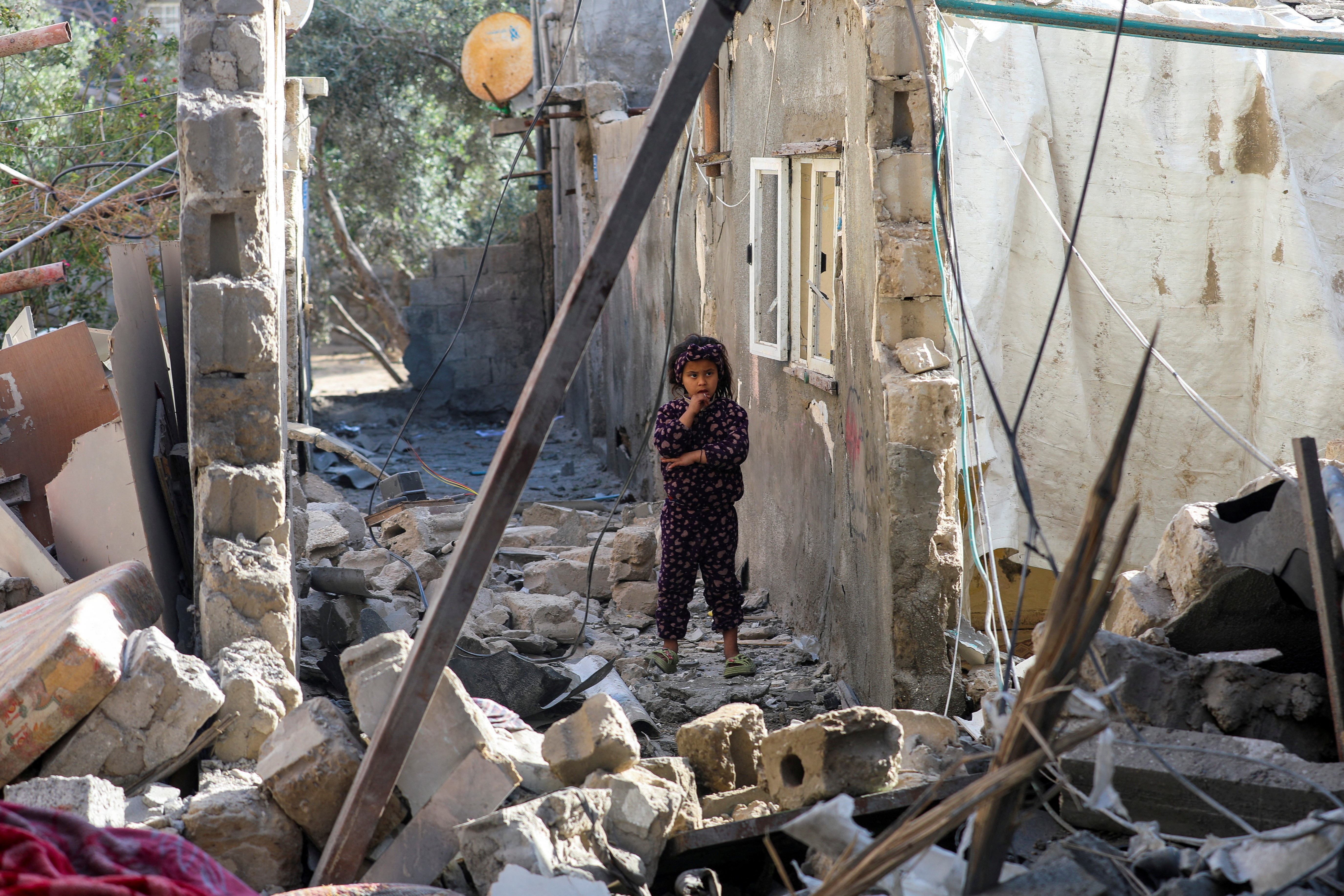Palestinian child in Gaza