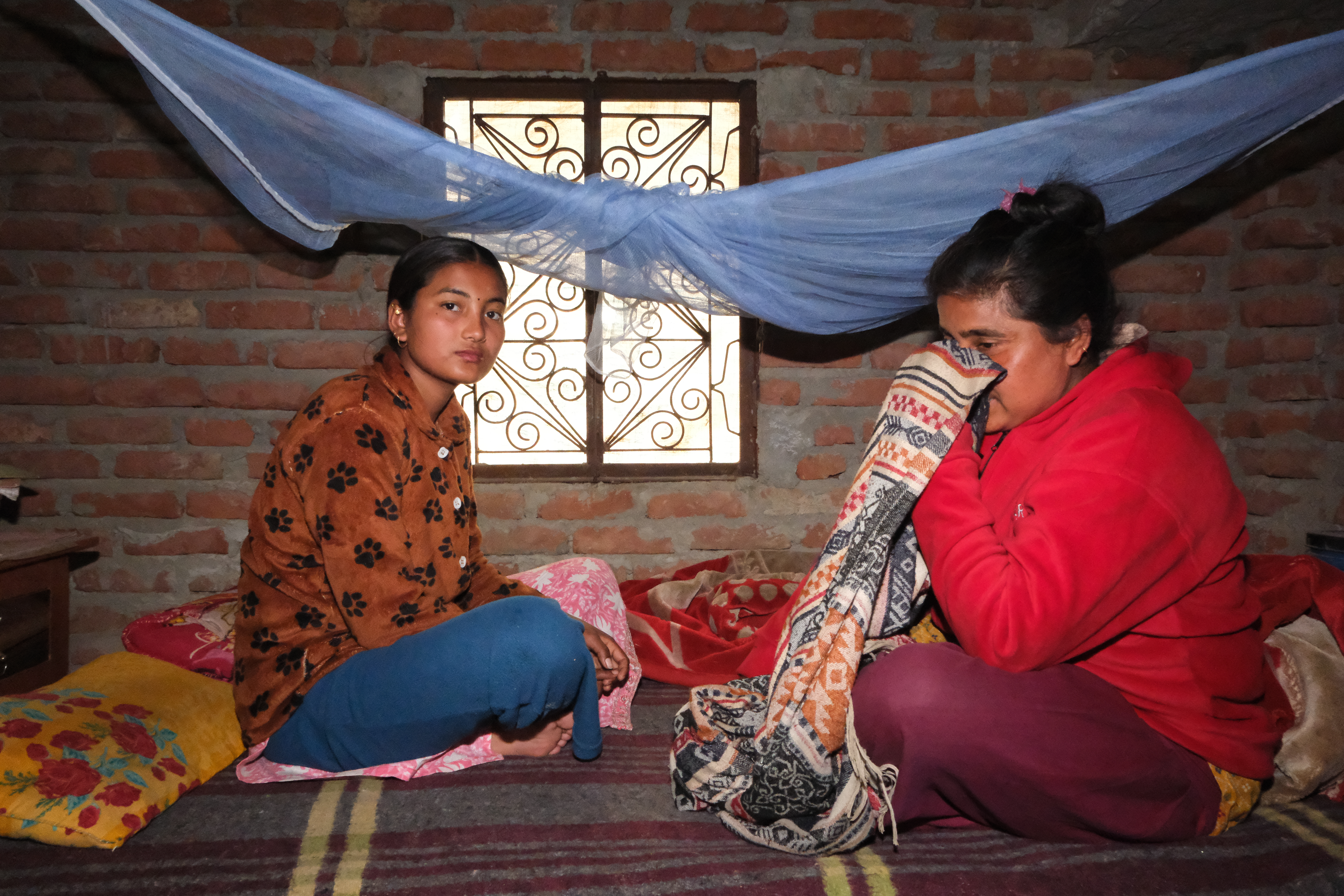 Khima and her mother