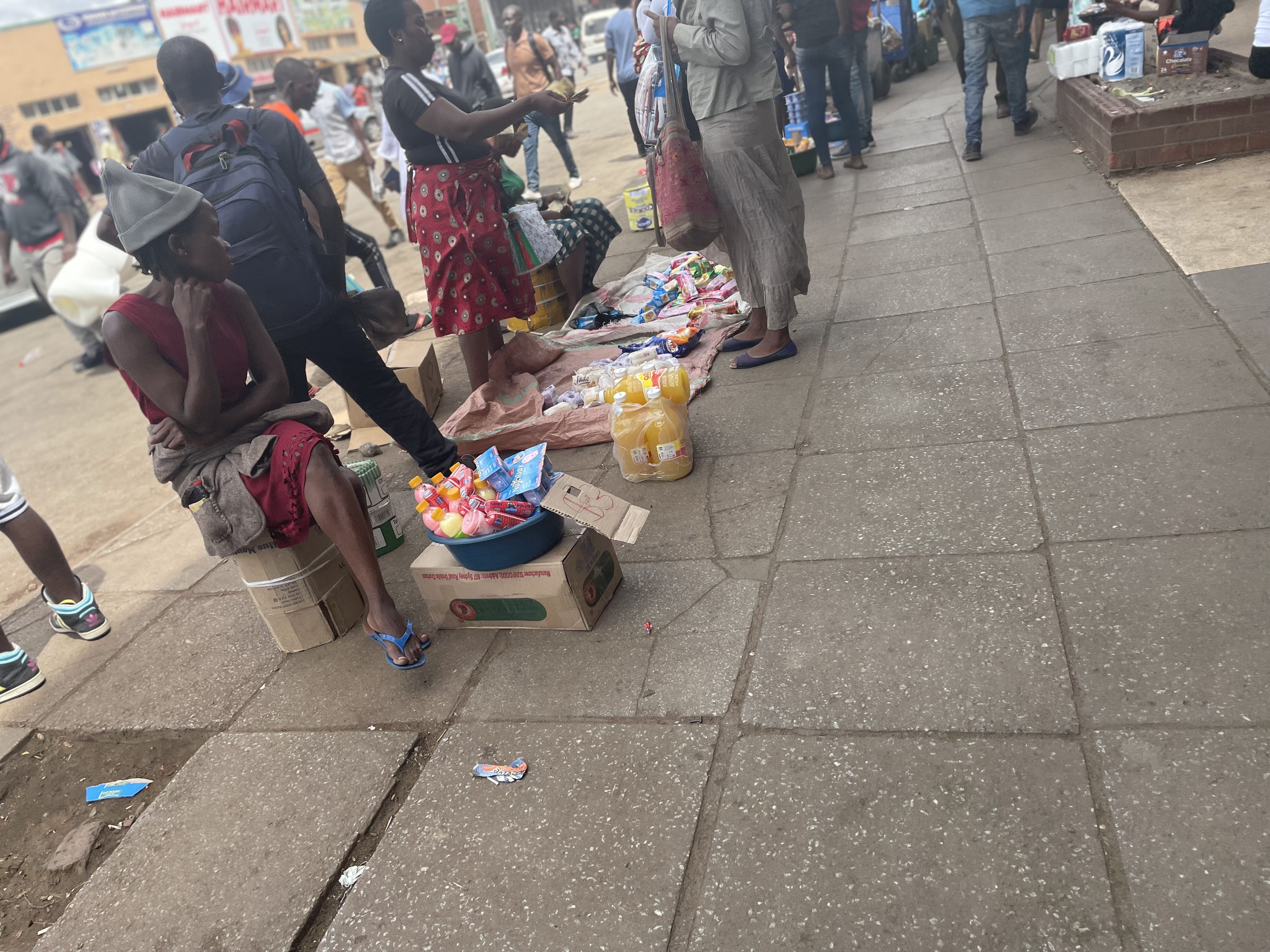 Zimbabwe street vendors