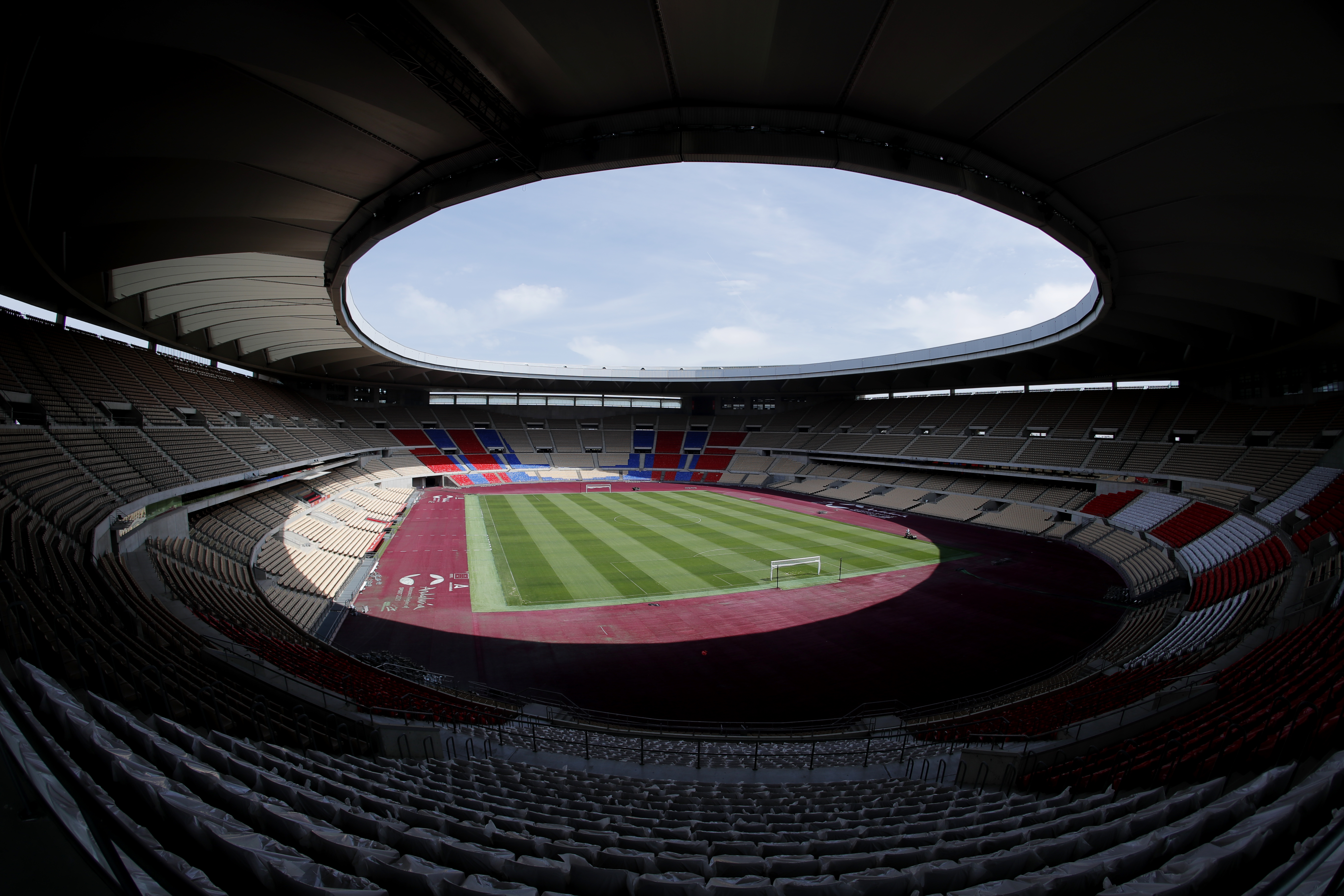 General view inside Estadio de La Cartuja
