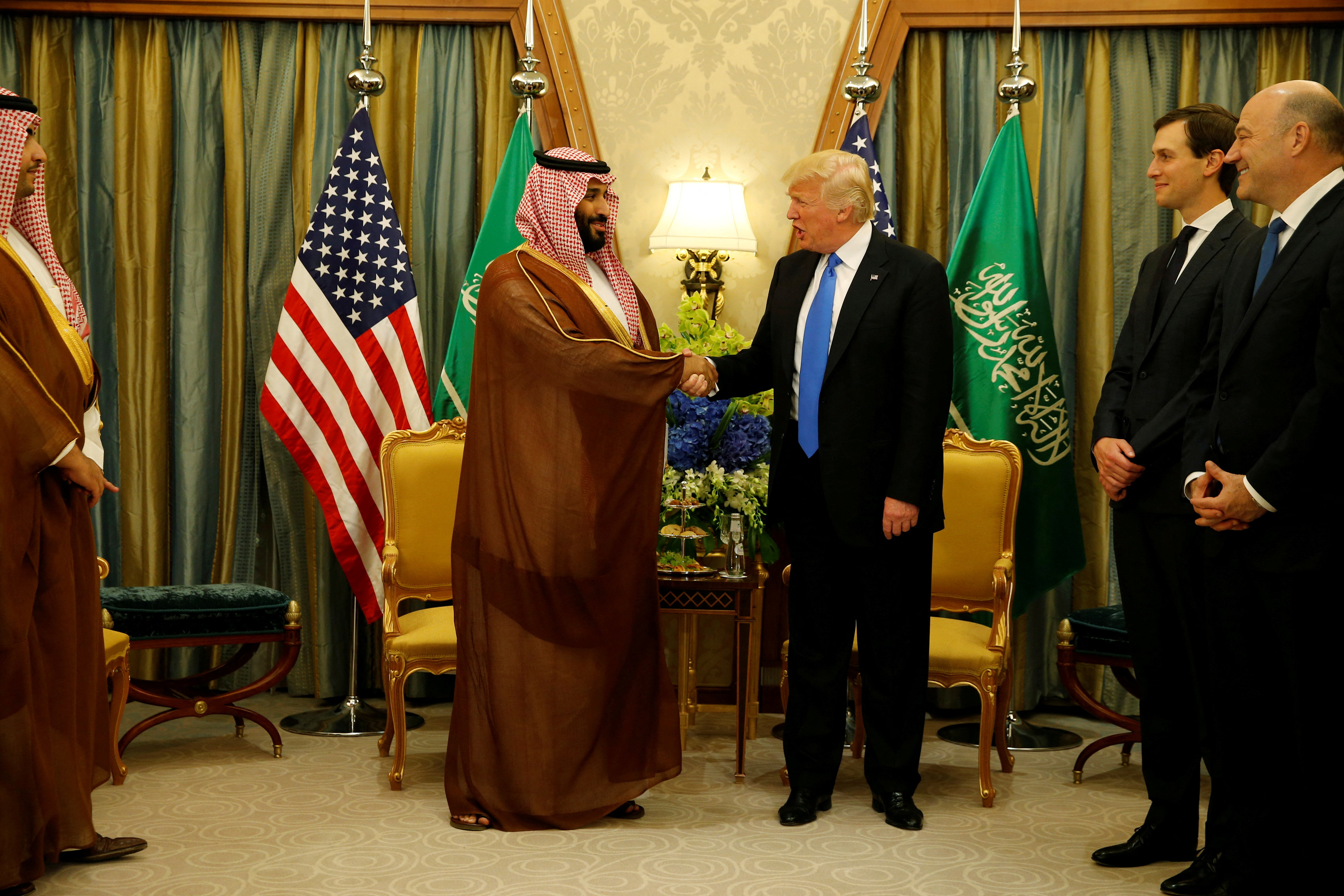 Trump meets MBS during his first term as US President