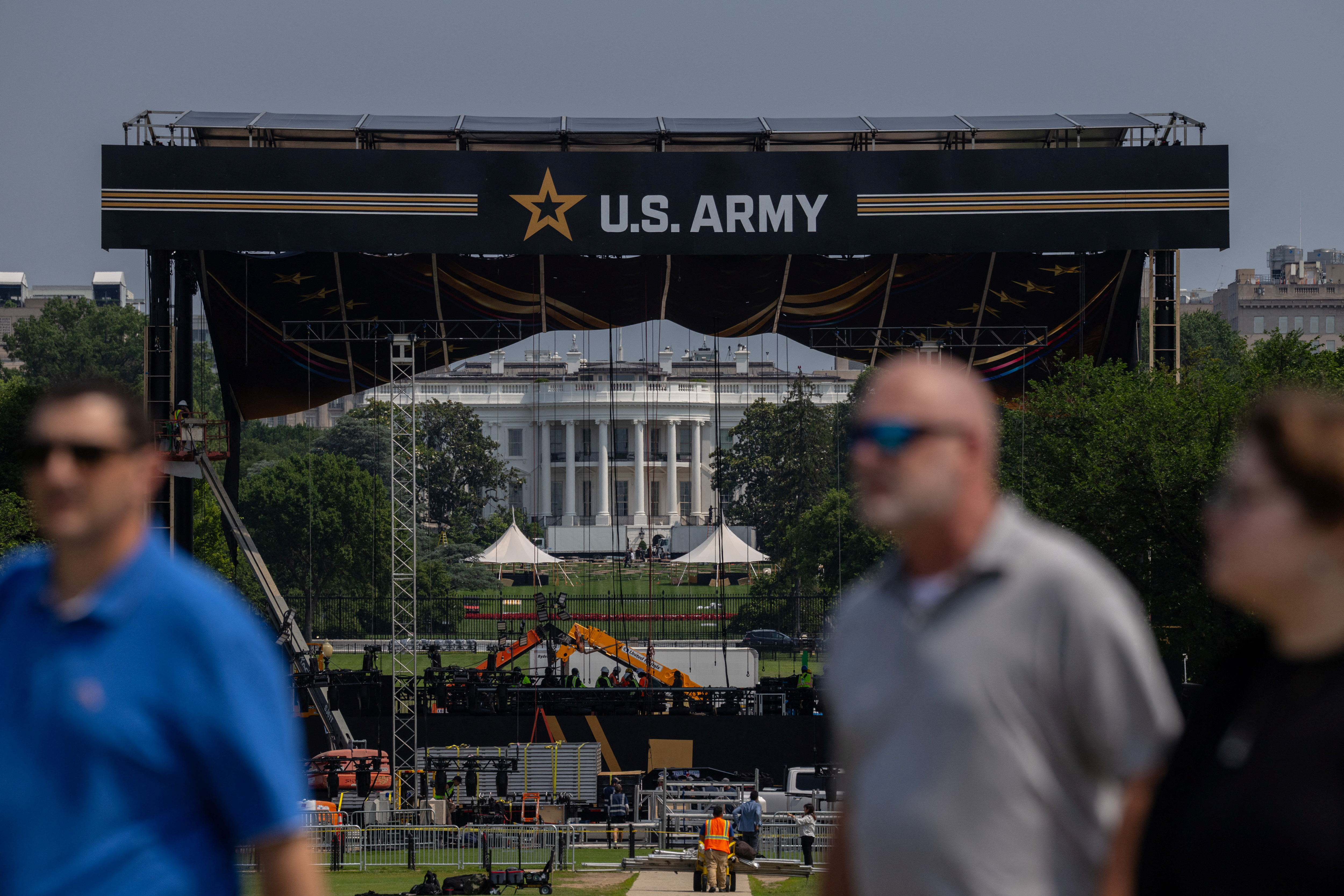 Preparations continue for the US Army’s 250th Birthday Celebration and Parade in Washington, DC