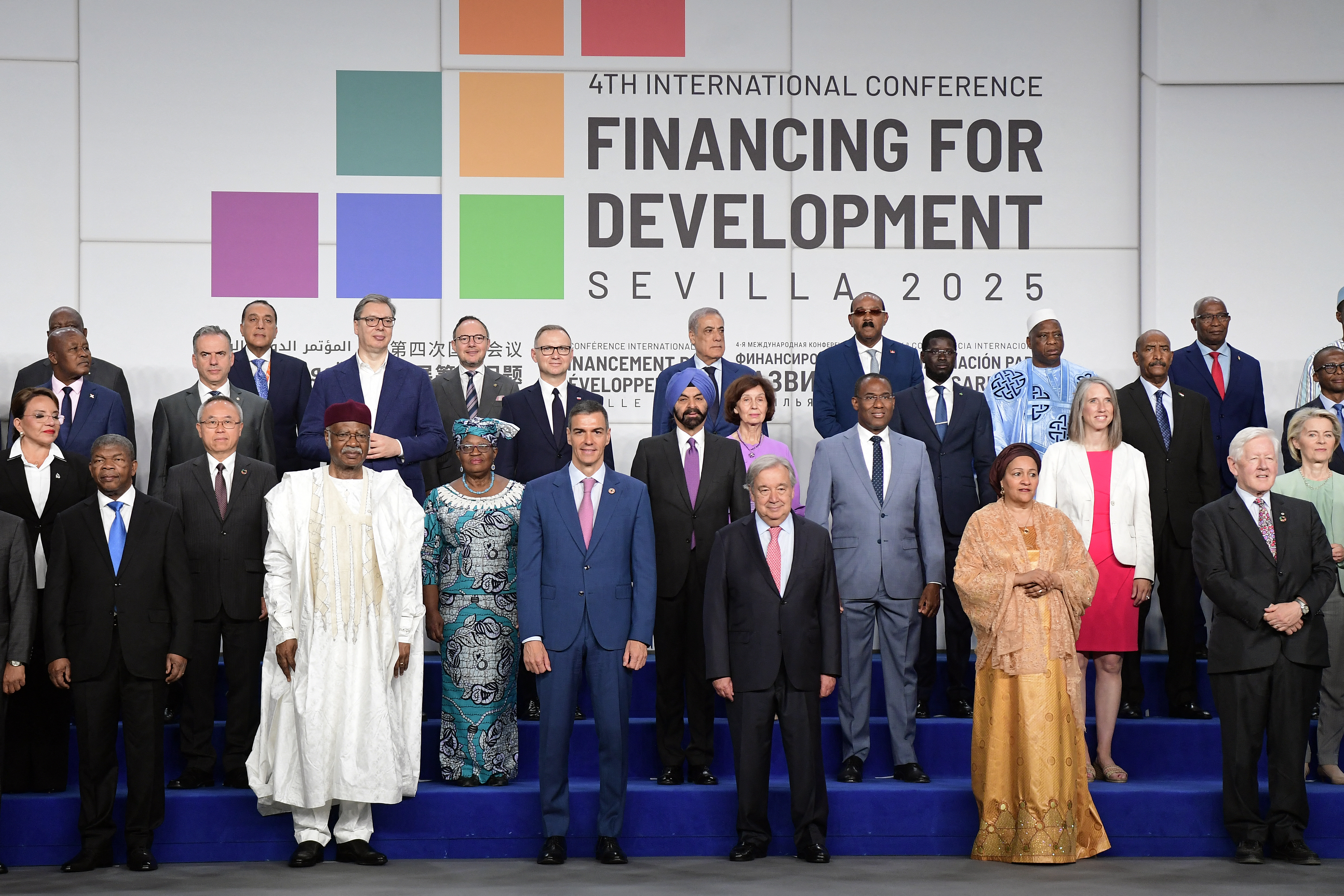 UN conference to rally support for development aid begins in the Spanish city of Seville