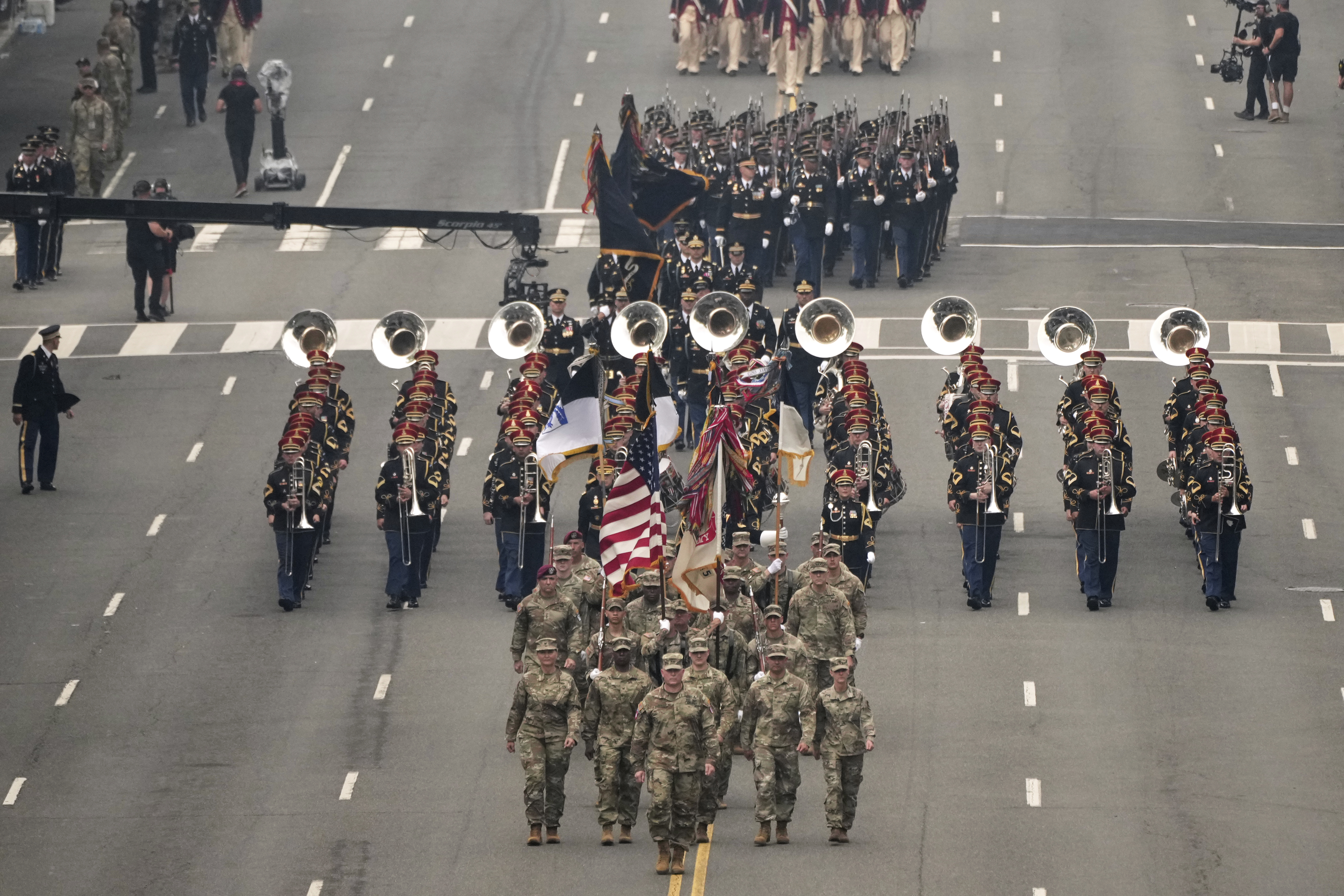 Trump’s military parade spurs mass protests across the United States