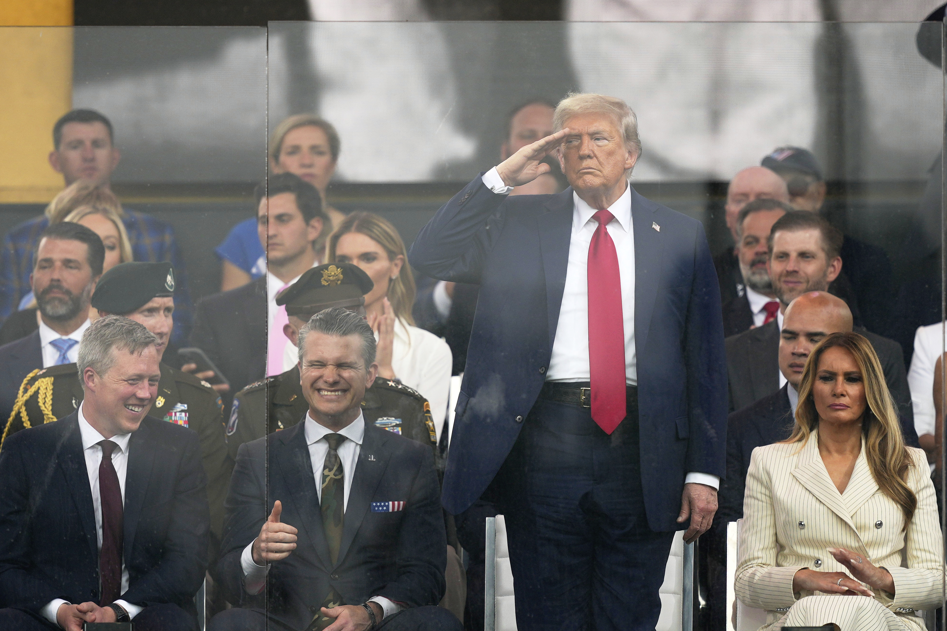 Trump’s military parade spurs mass protests across the United States