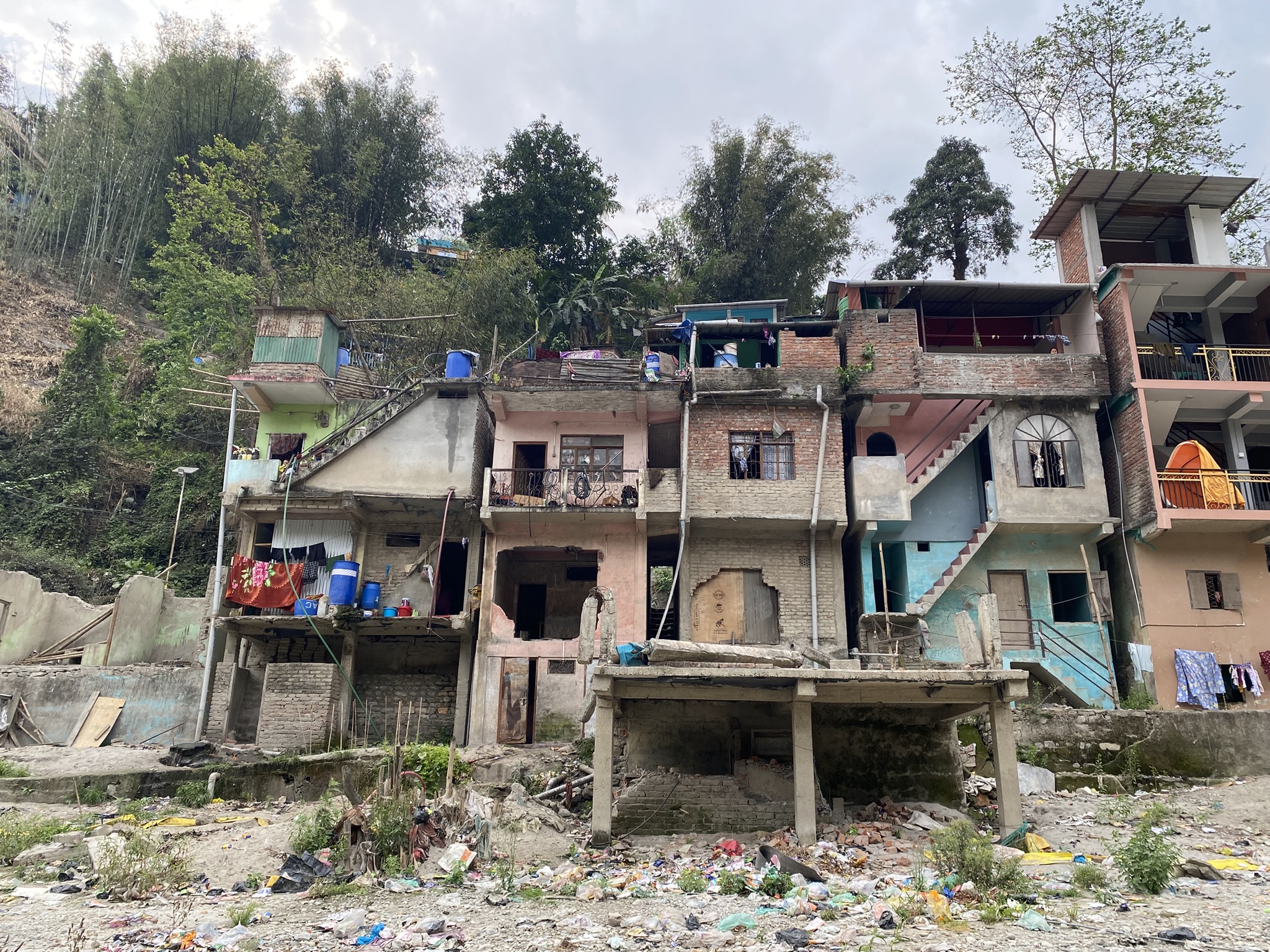 Teesta Bazar in Kalimpong, West Bengal, endured extensive destruction in the October 2023 glacial lake outburst flood