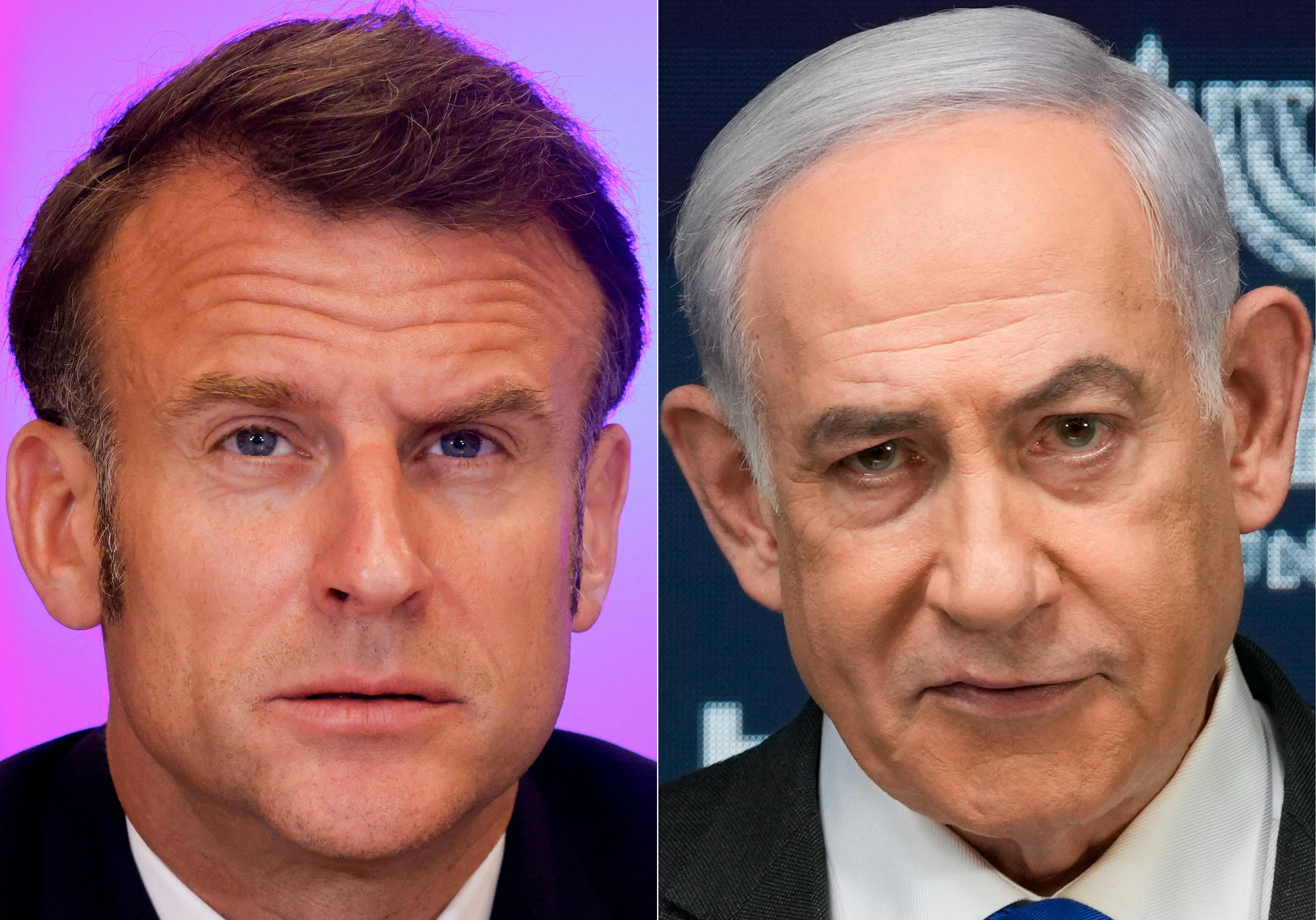 Macron, Netanyahu