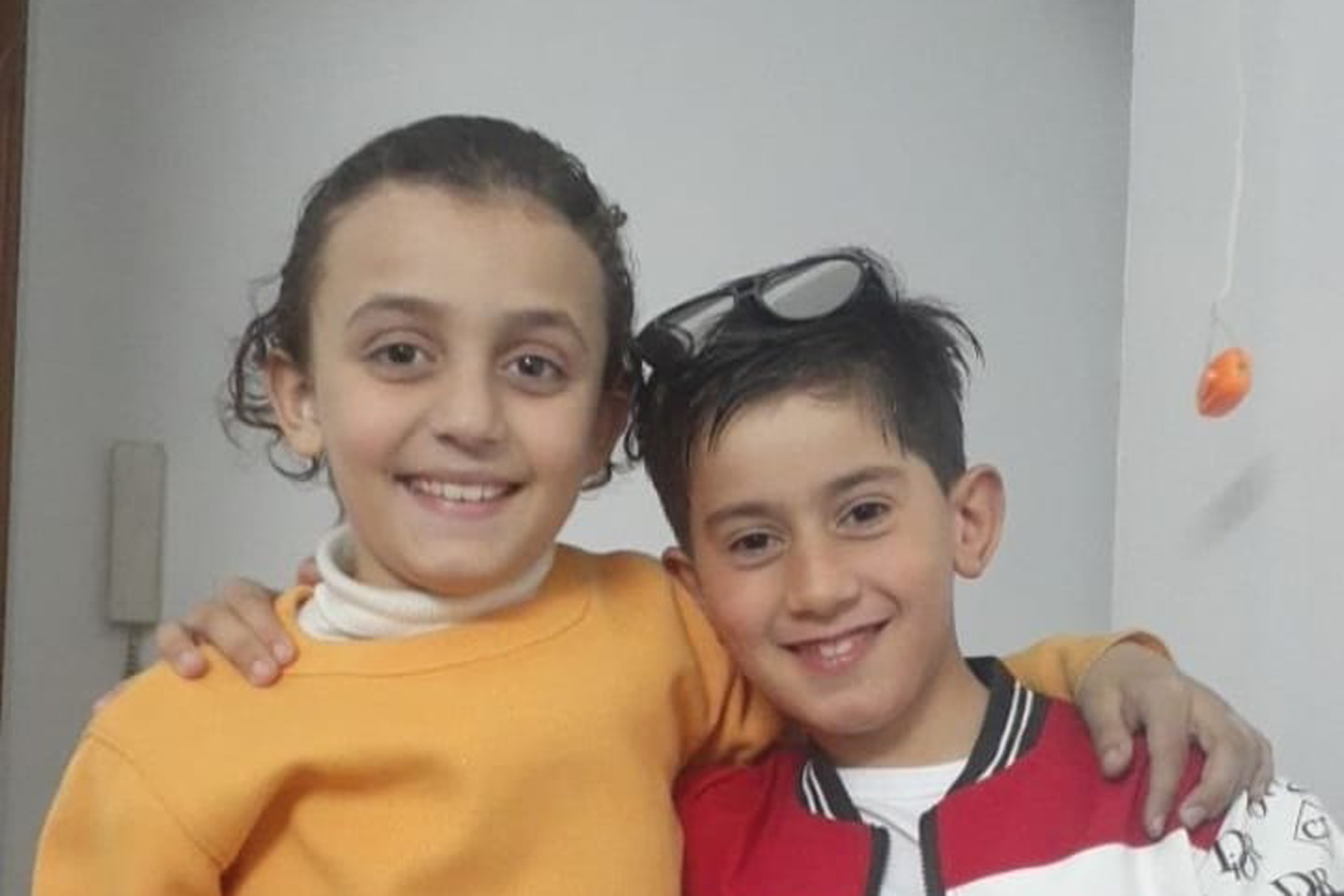 Eleven-year-old Hamoud (left) was killed by the Israeli army after fleeing Gaza City [Courtesy of Huda Skaik]