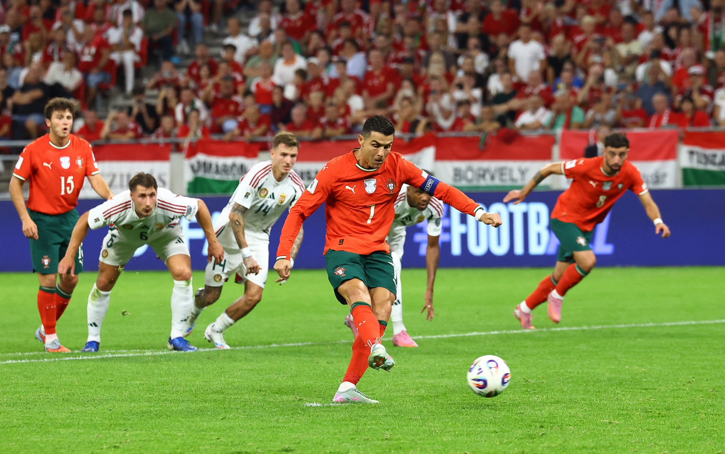 Ronaldo scores Portugal’s second goal from the penalty spot on September 9, 2025